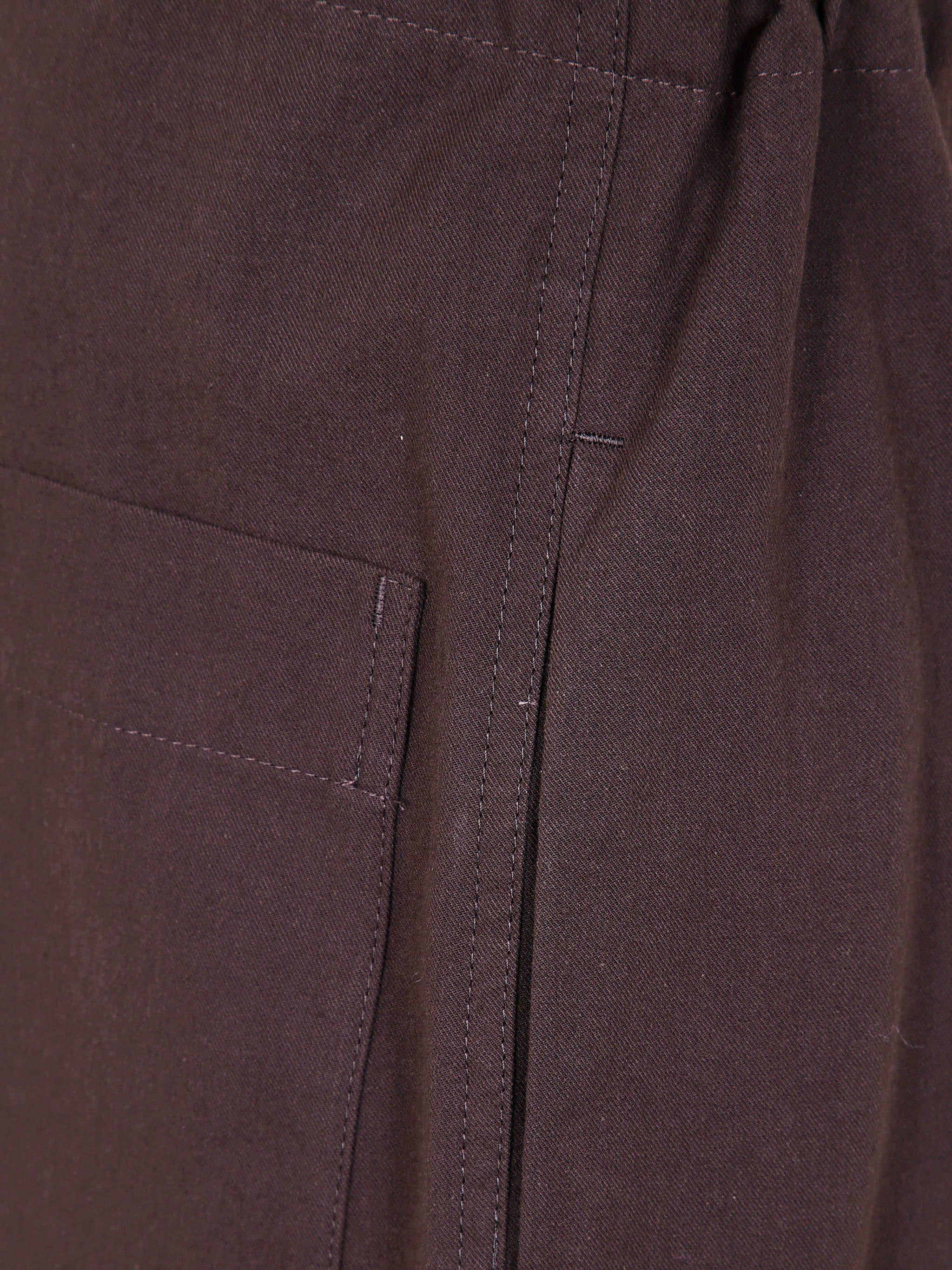 Y'S Straight String Twill Trousers - Women