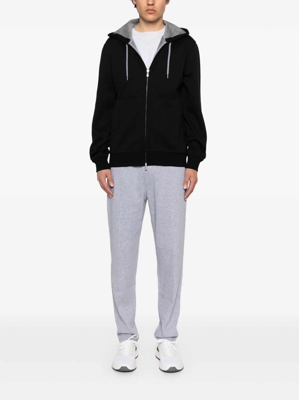 BRUNELLO CUCINELLI Men's Cotton Zipped Hoodie