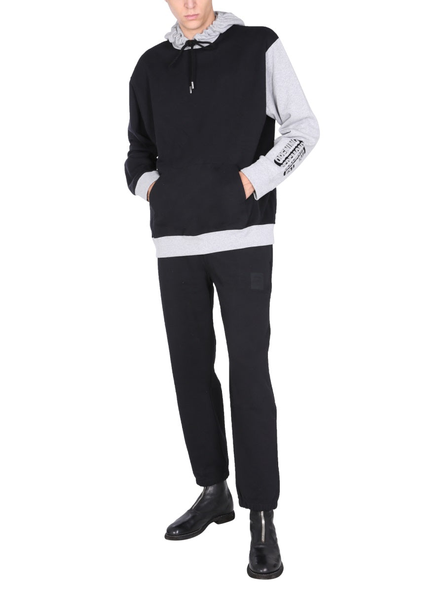 OPENING CEREMONY Men's Flocked Logo Hoodie with Drawstring