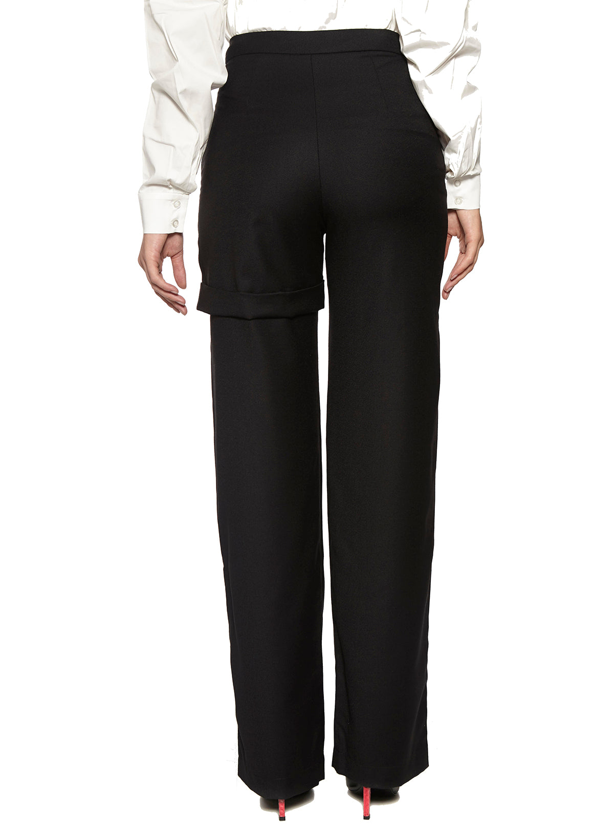 MATERIEL Wool Regular Trousers in Size M