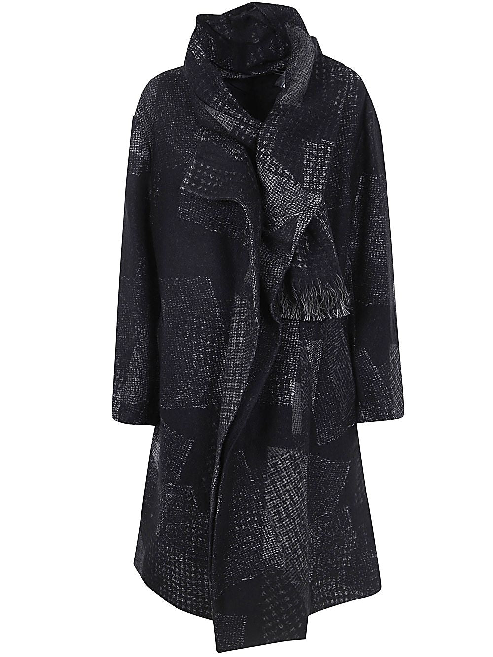 Y'S Women's Mini Scarf Jacket