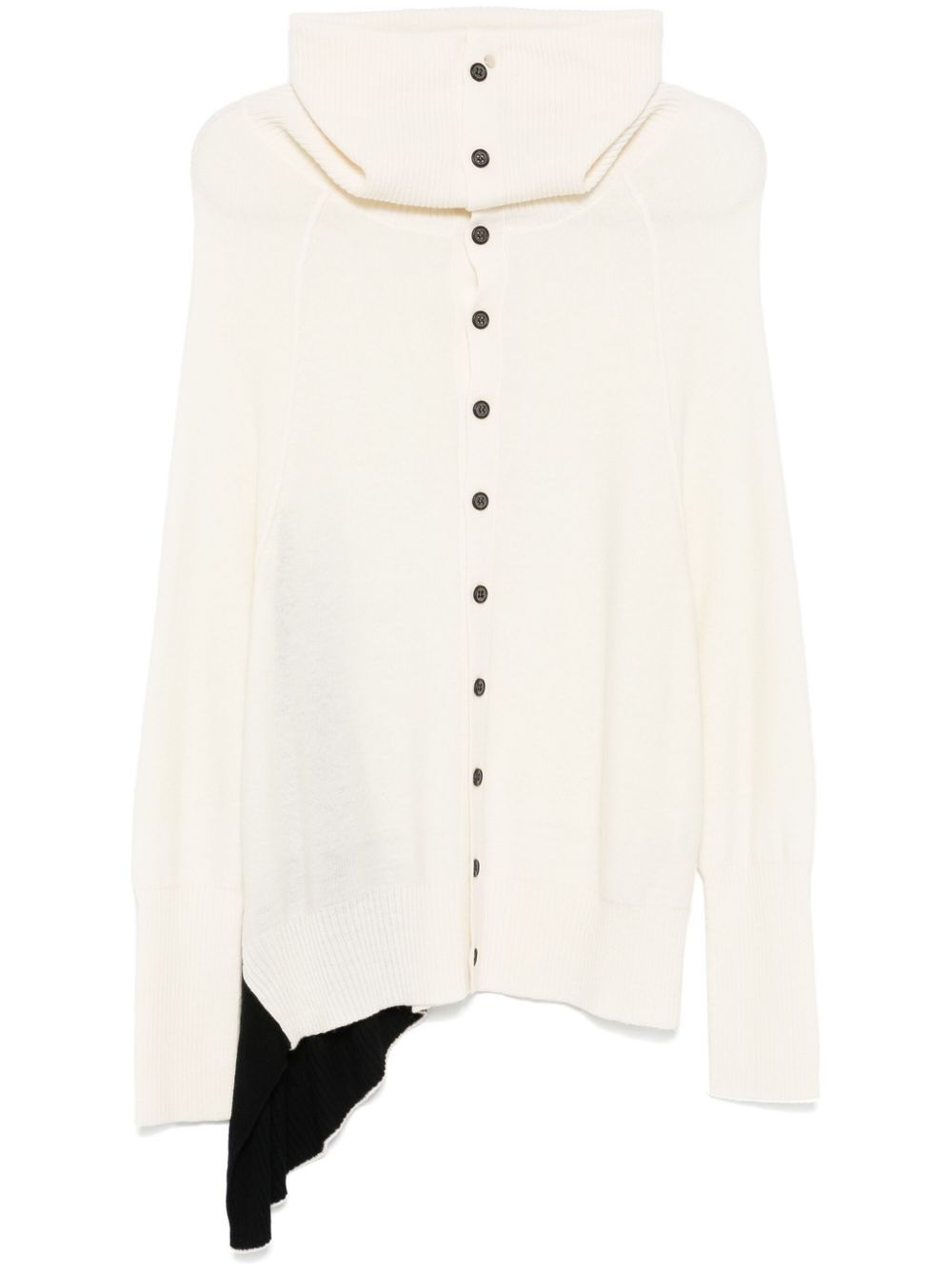 Y'S Women's Side Drape Cardigan