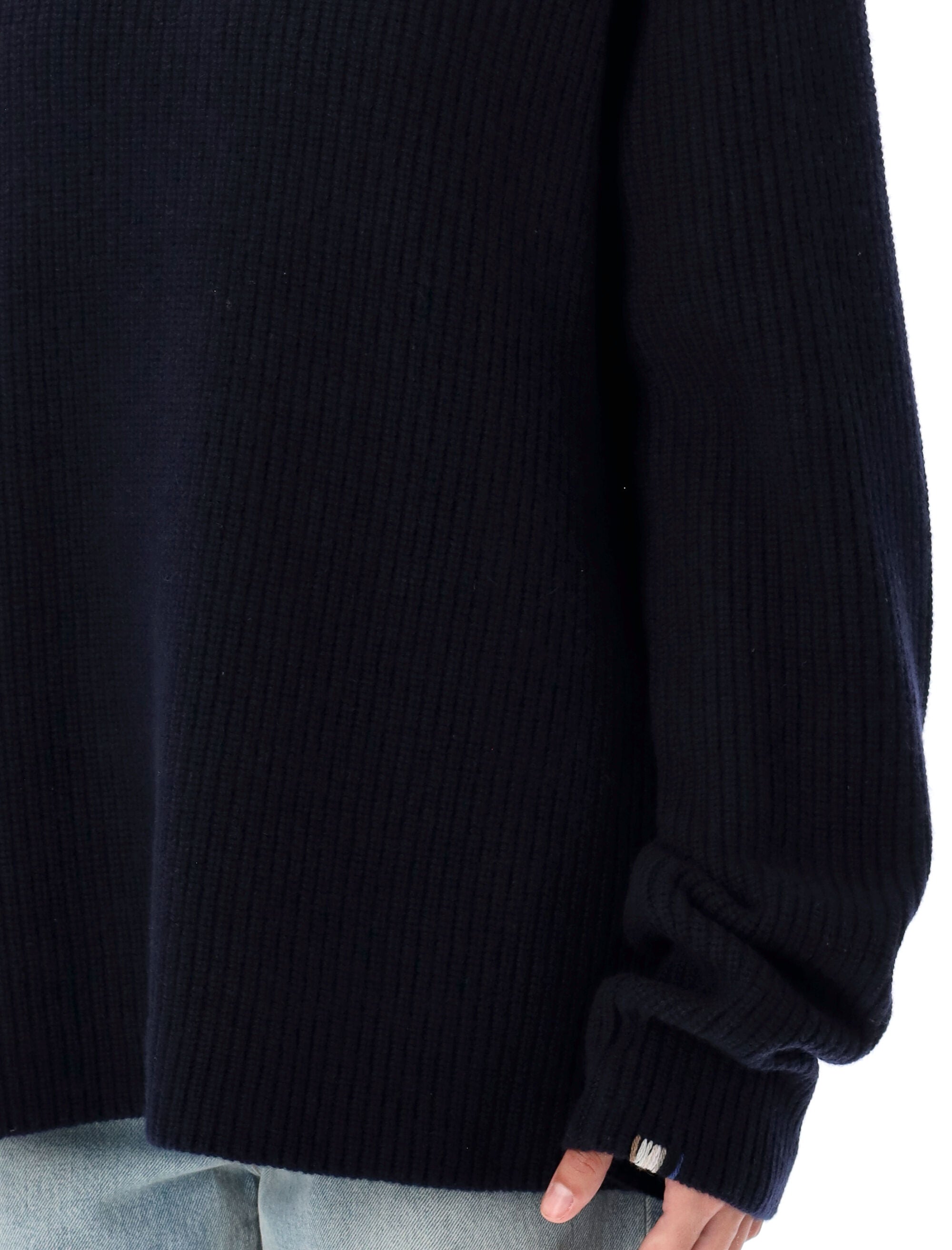 EXTREME CASHMERE Ribbed Cashmere Sweater N°356 for Men - Size OS