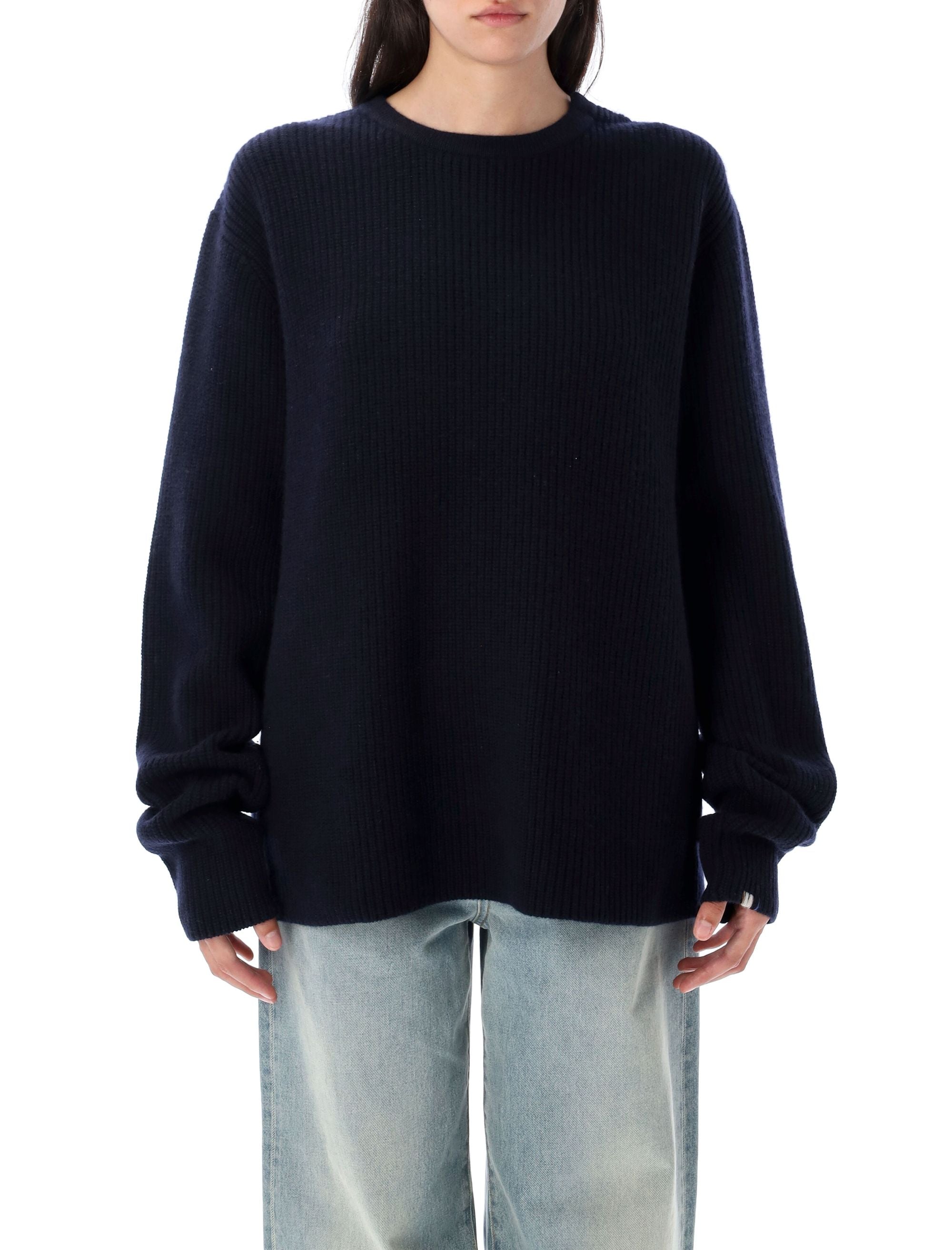 EXTREME CASHMERE Ribbed Cashmere Sweater N°356 for Men - Size OS