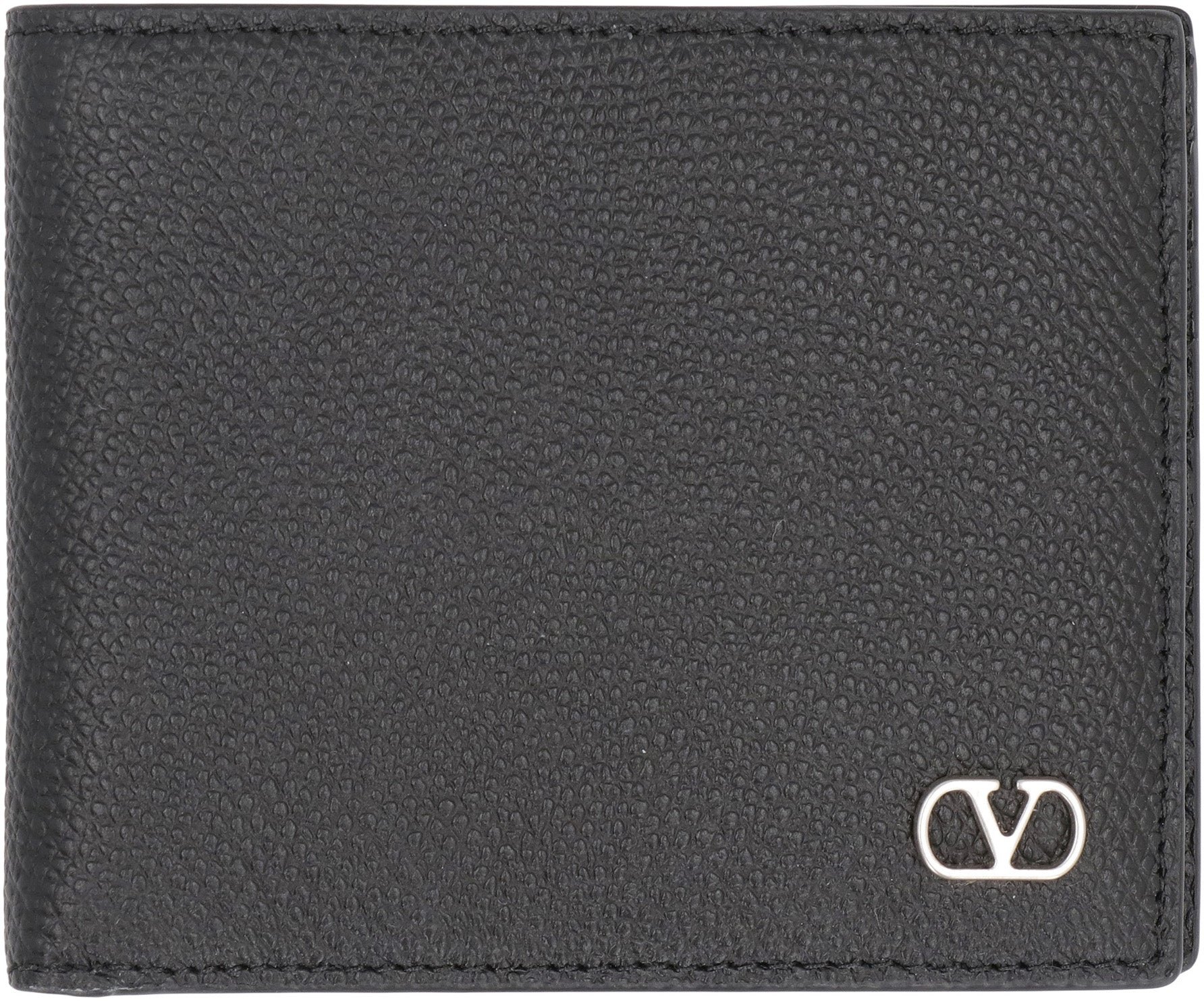 VALENTINO GARAVANI Mini Vlogo Signature Leather Wallet