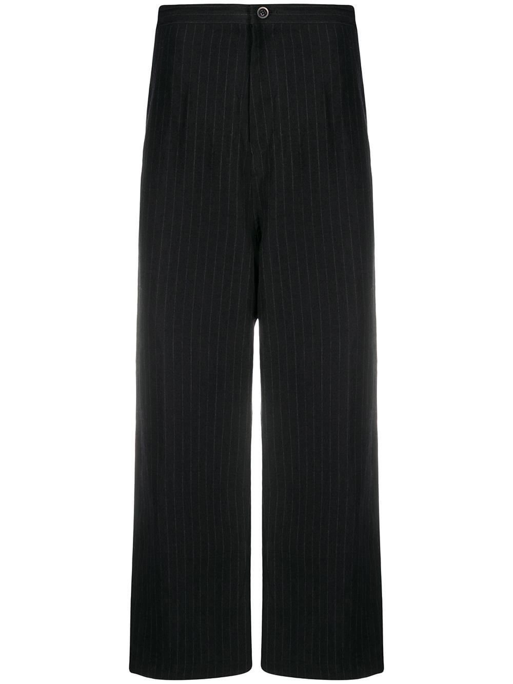 Y'S Straight Thick Pants - Pinstripe