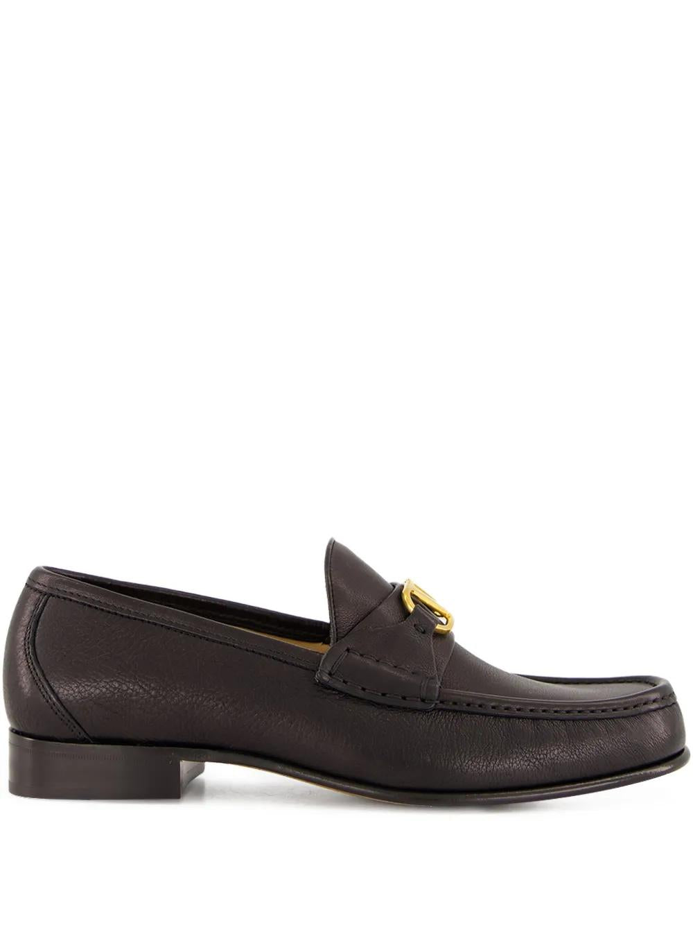 VALENTINO GARAVANI VLogo Signature Leather Loafers for Men