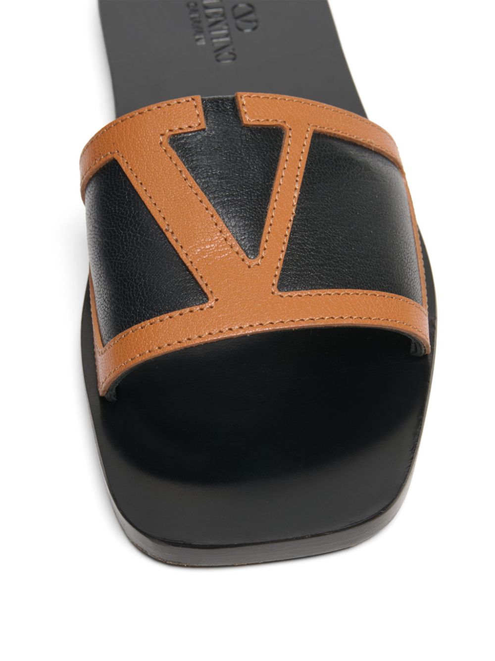 VALENTINO GARAVANI Viva Superstar Leather Slide Sandals for Men