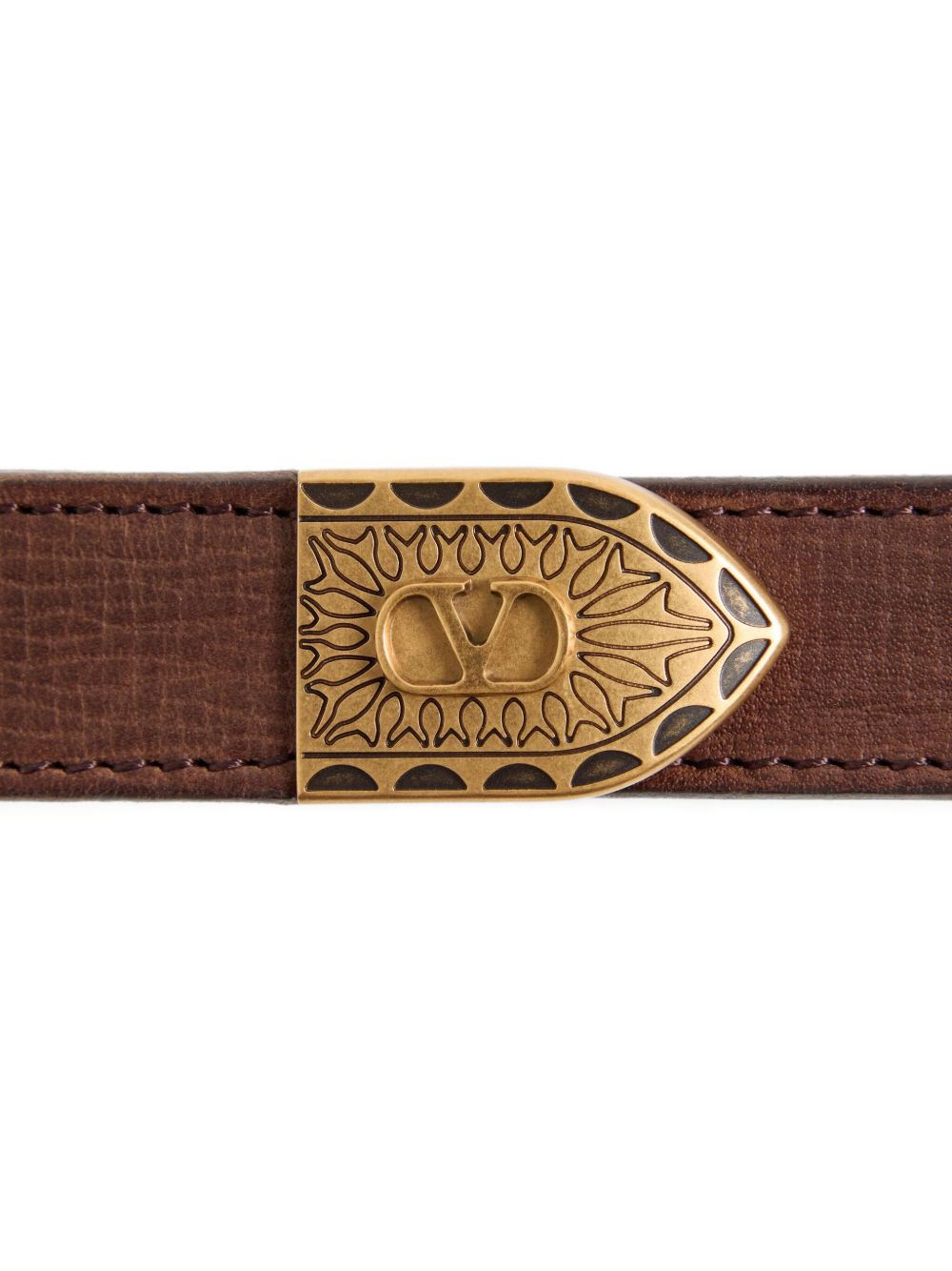VALENTINO GARAVANI Signature Leather Belt for Men