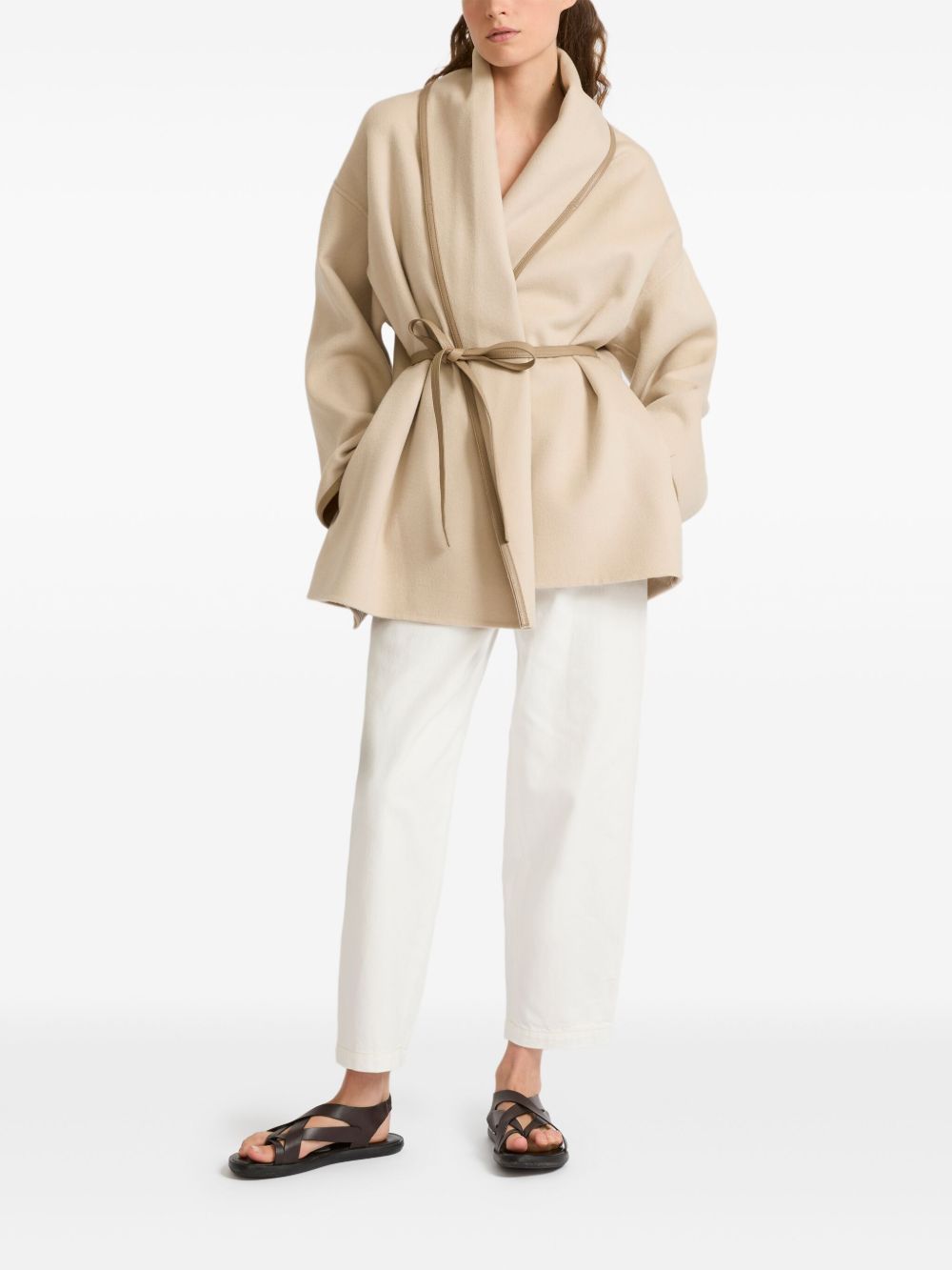 YVES SALOMON Elegant Kimono Jacket for Women