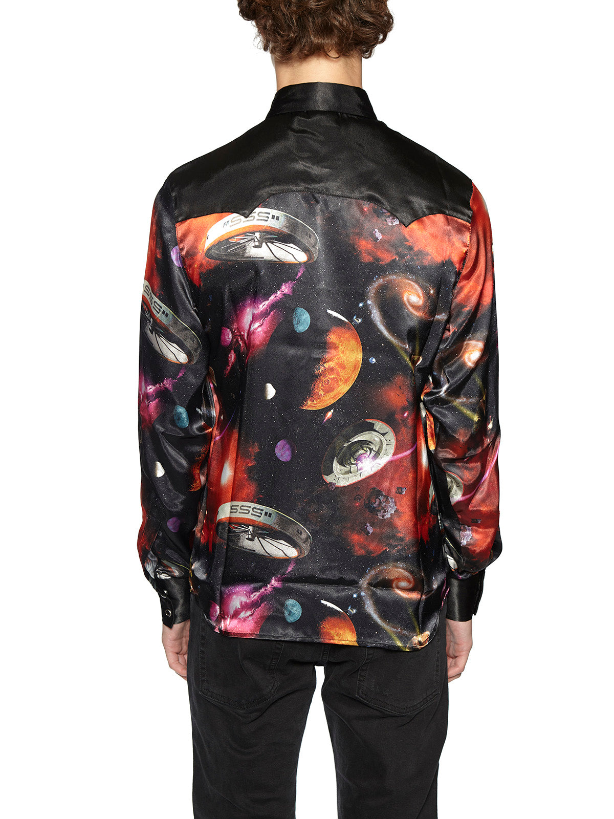 SSS WORLD CORP. All Over Patterned Shirt - Size M