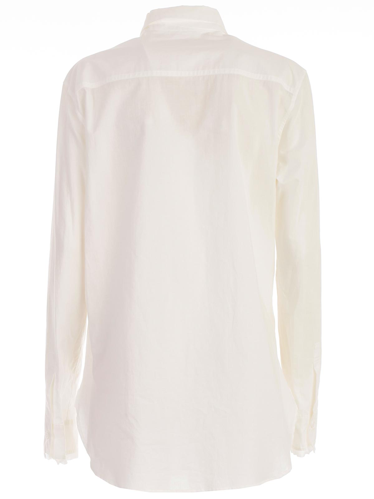 Y'S Long Sleeve Double Collar Shirt with Pocket