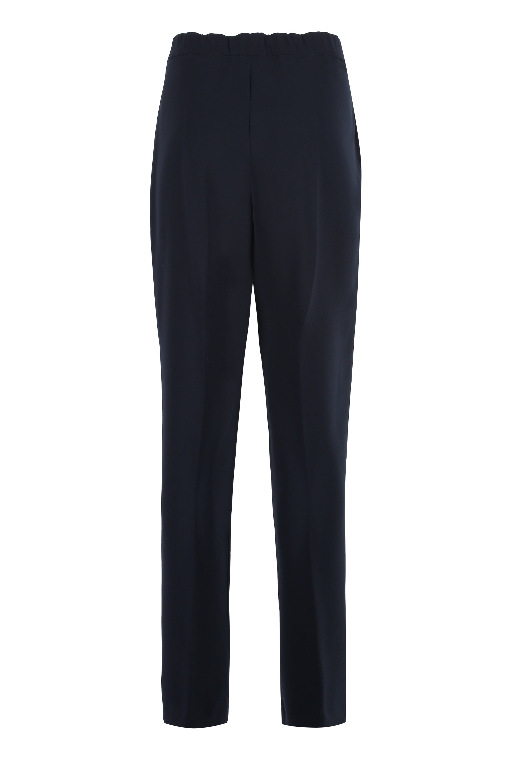 CLIPS High-Rise Trousers with Elastic Back Waist Insert