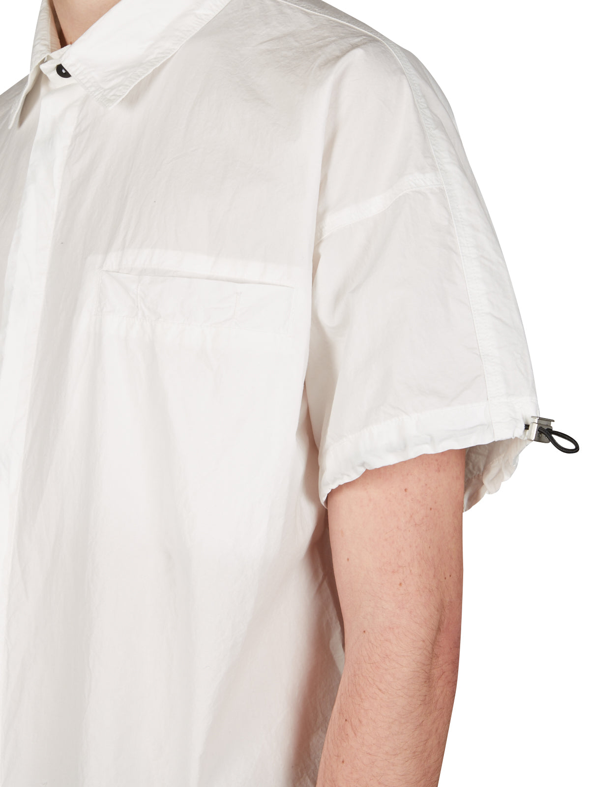 ANDREA YA'AQOV Oversized Short Sleeve Cotton Shirt - Size M