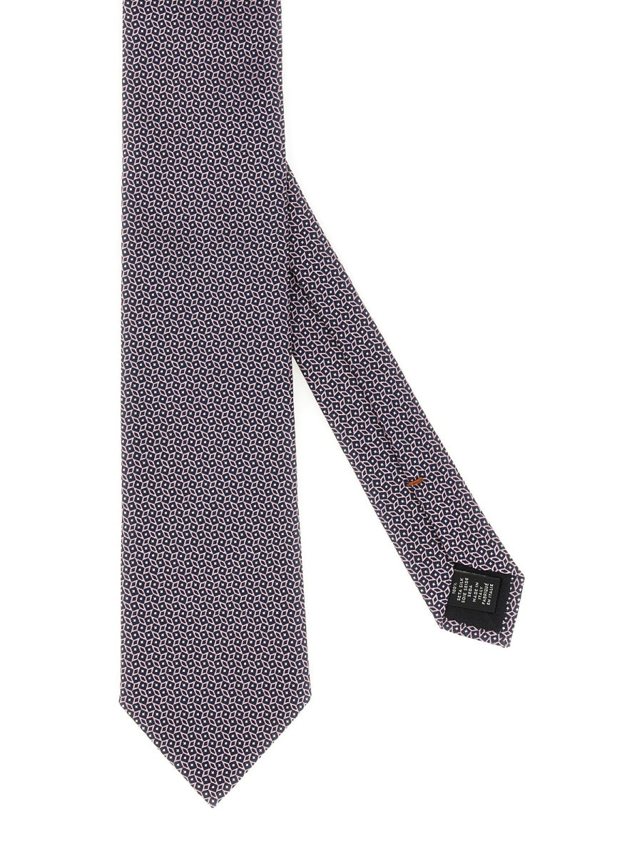ZEGNA Elegant Silk Tie for Men - Perfect for Spring Season
