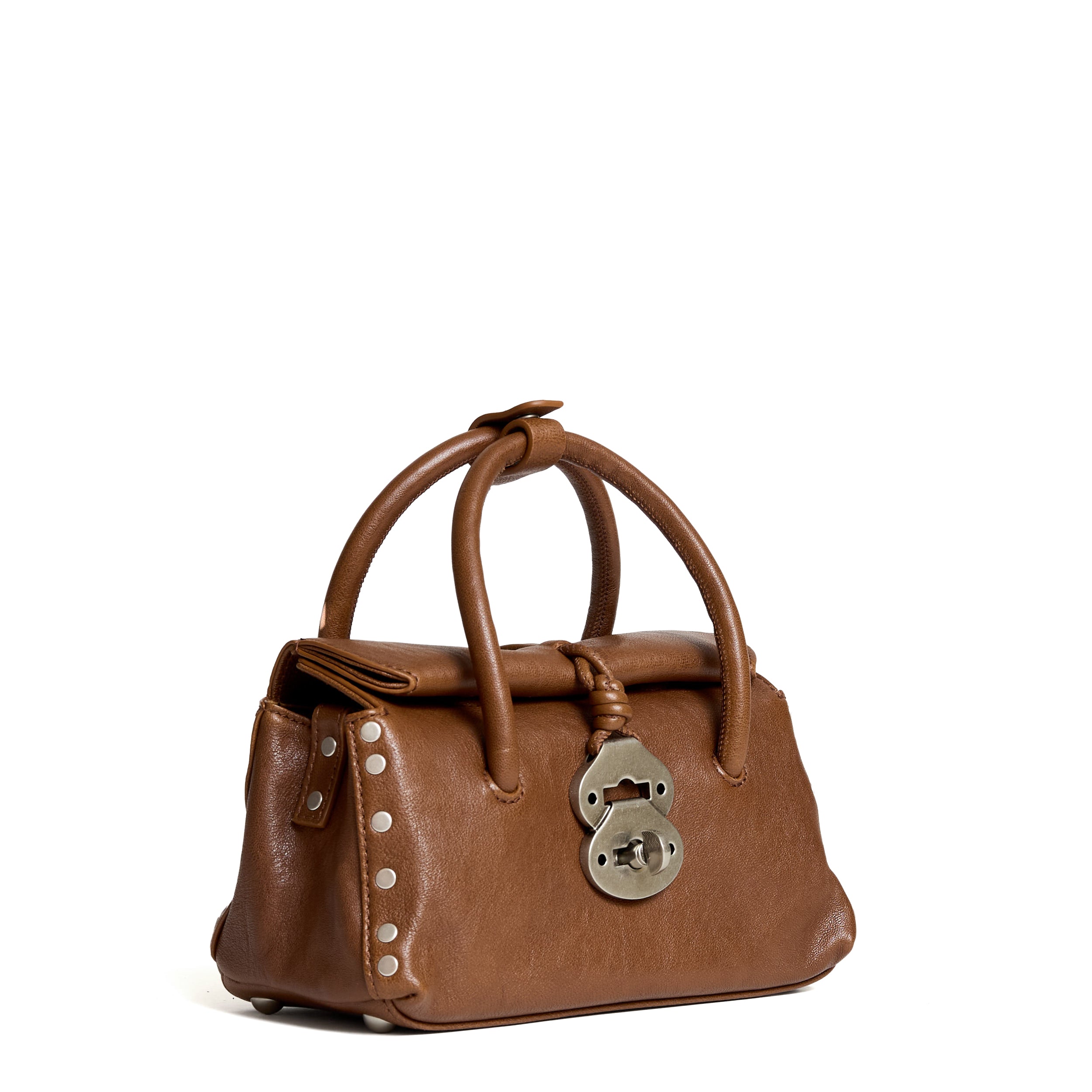 ZANELLATO Mini Shoulder Handbag with Magnetic Closure