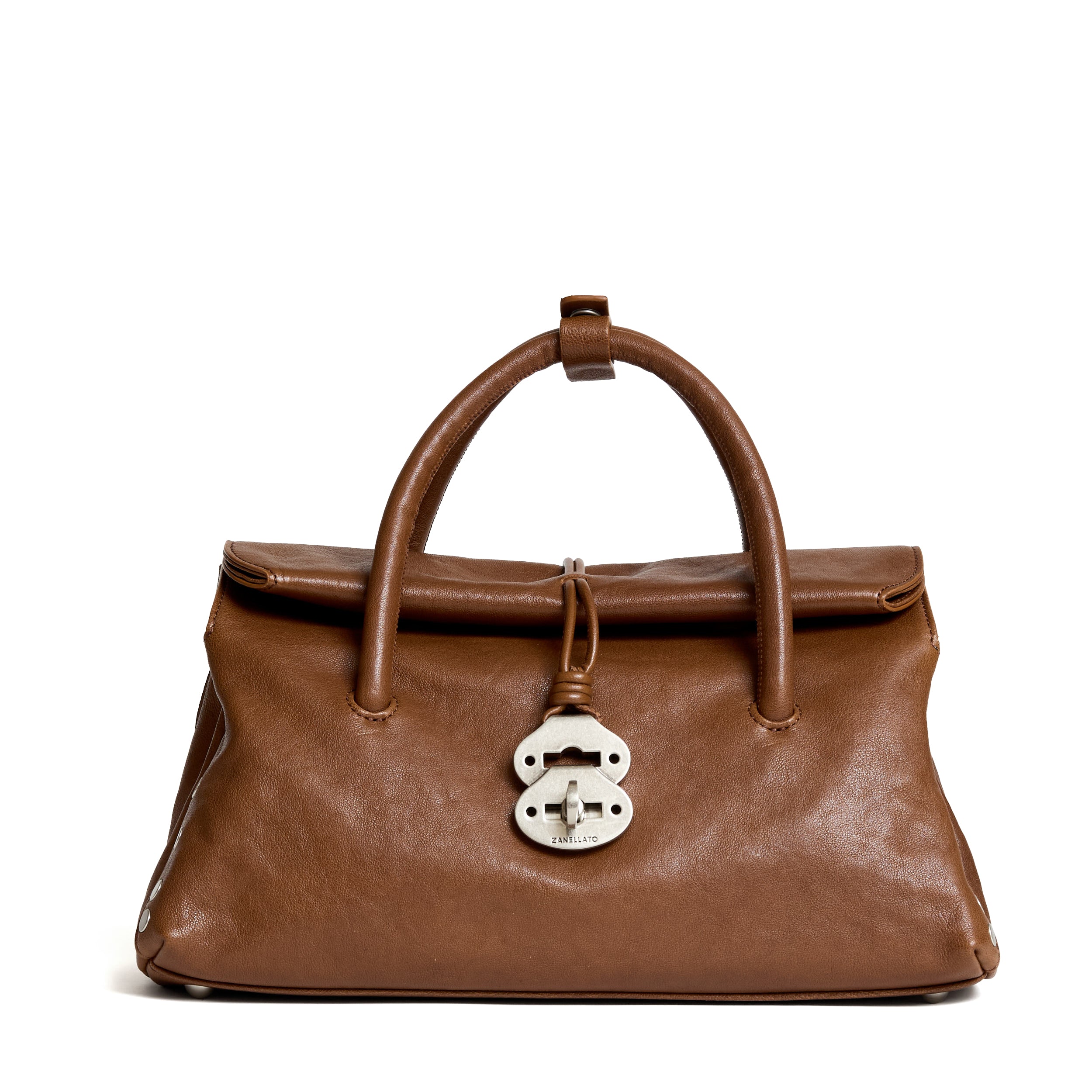ZANELLATO Mini Roll-Top Shoulder Bag