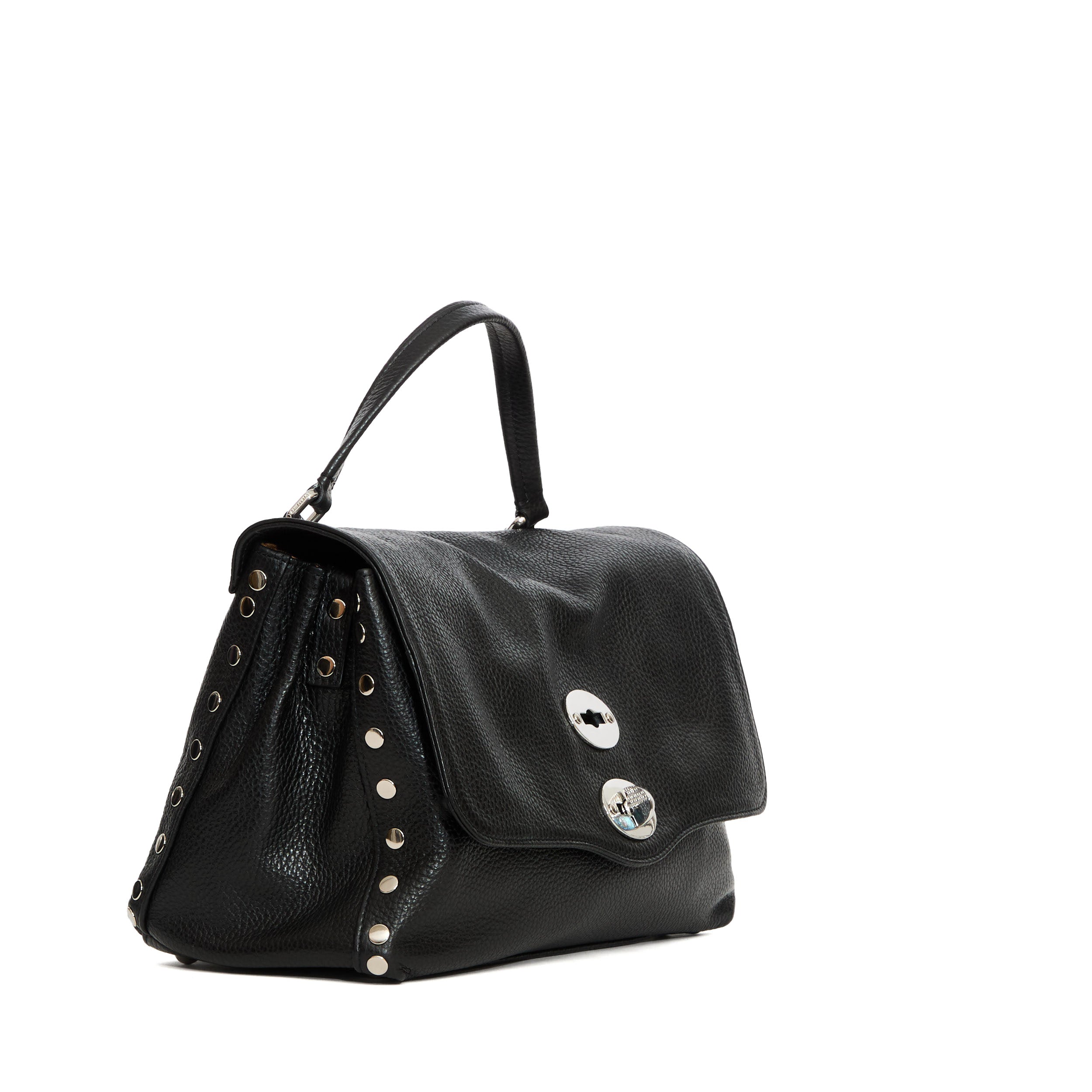 ZANELLATO Mini Shoulder Handbag with Flap Closure