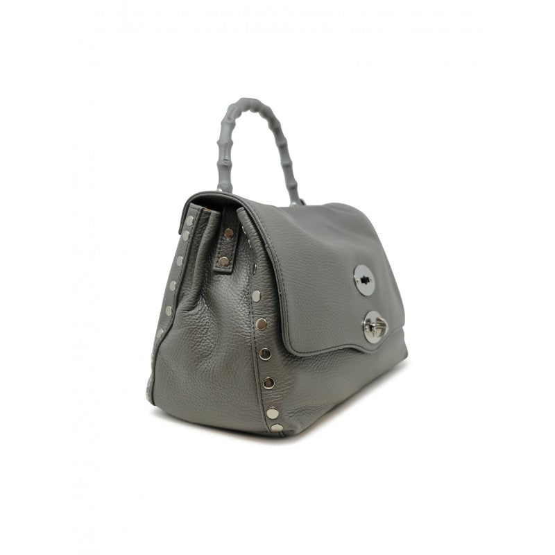 ZANELLATO CARRY OVER Chic Mini Leather Handbag with Bamboo Detail - Daily Essential