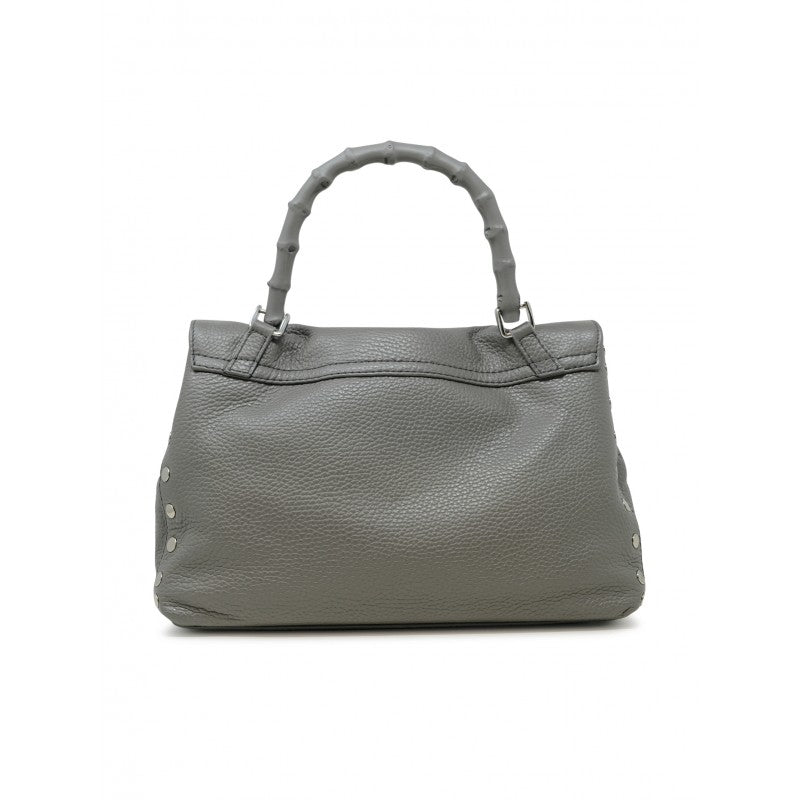 ZANELLATO CARRY OVER Chic Mini Leather Handbag with Bamboo Detail - Daily Essential