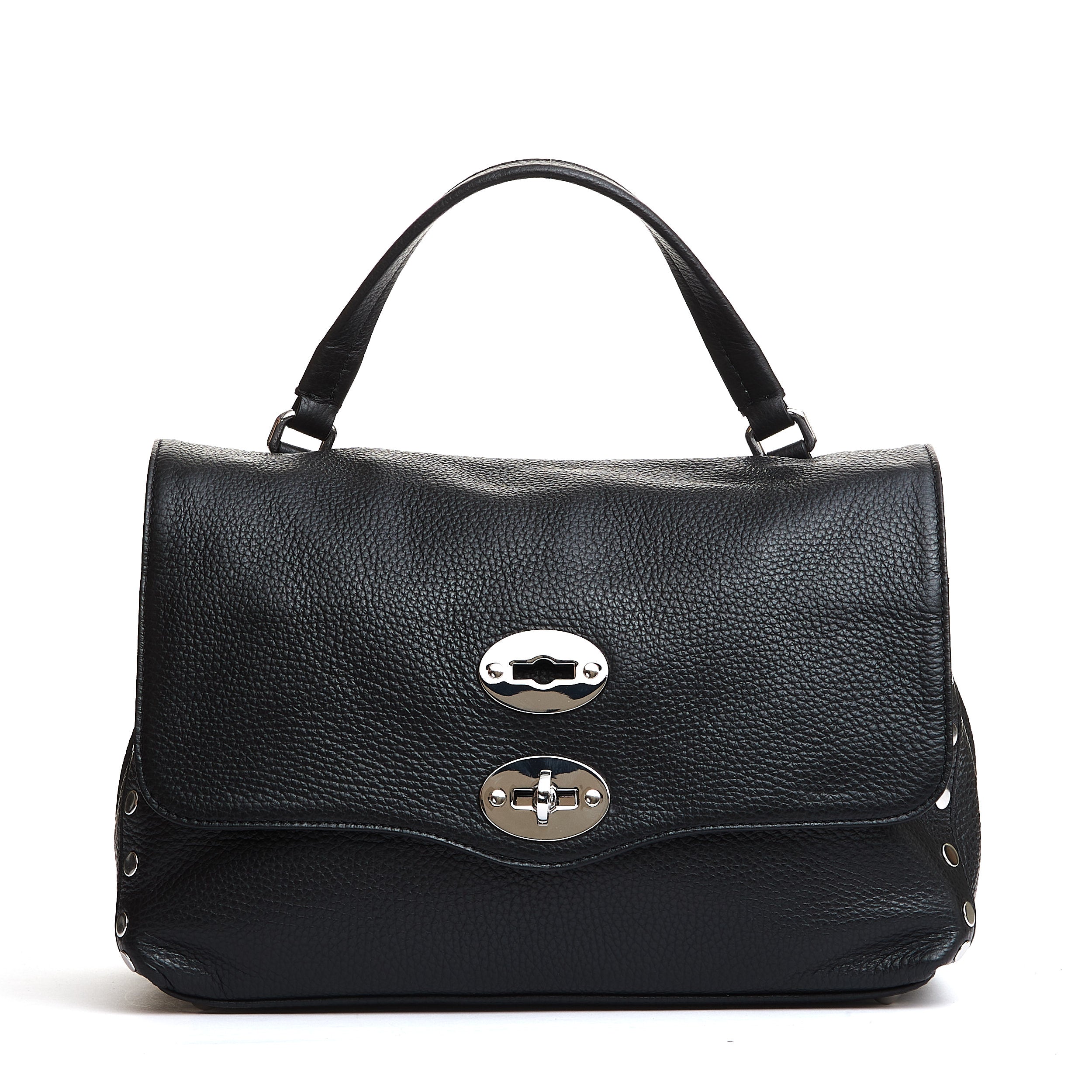 ZANELLATO Elegant Mini Handbag with Double Straps - 29x19x15 cm