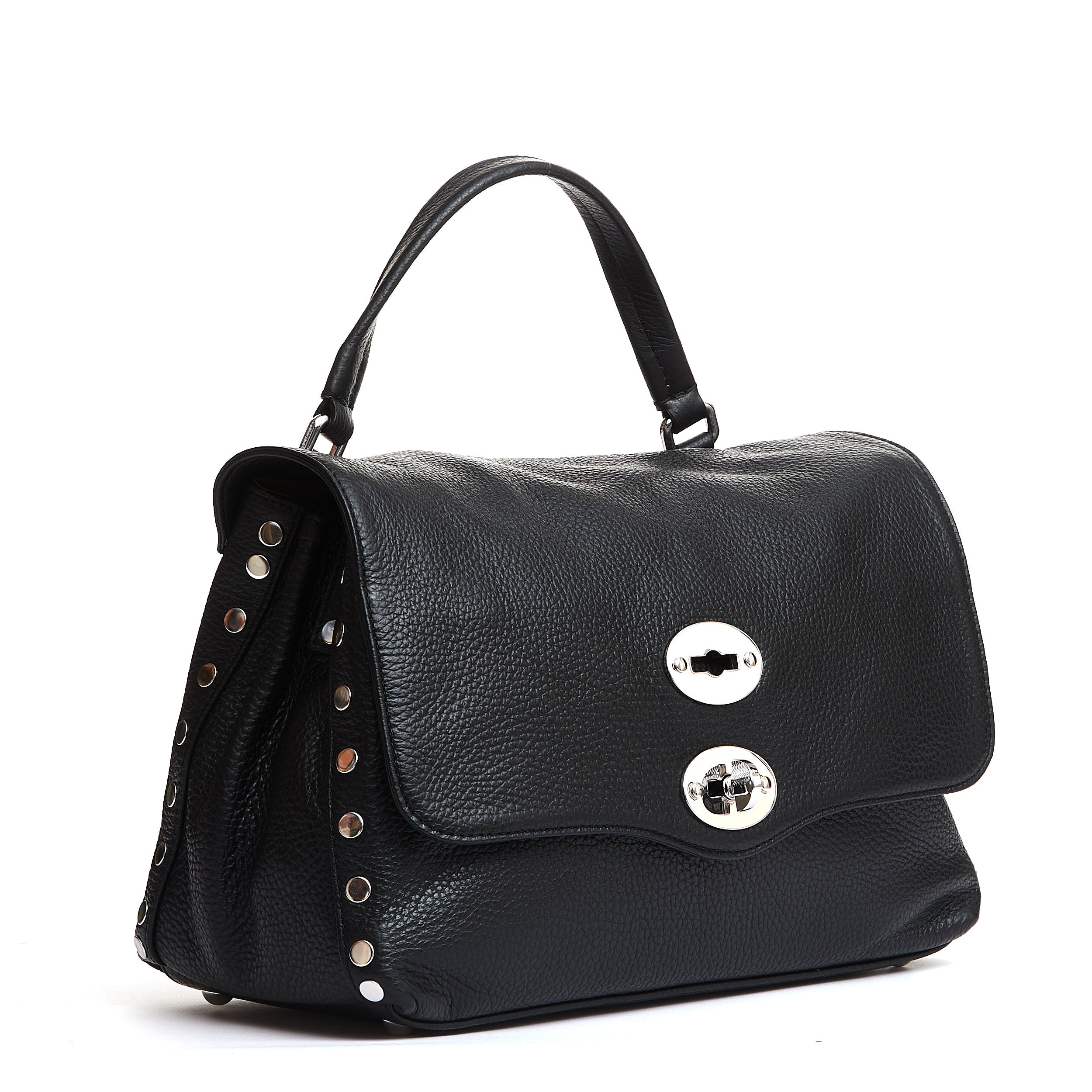 ZANELLATO Elegant Mini Handbag with Double Straps - 29x19x15 cm