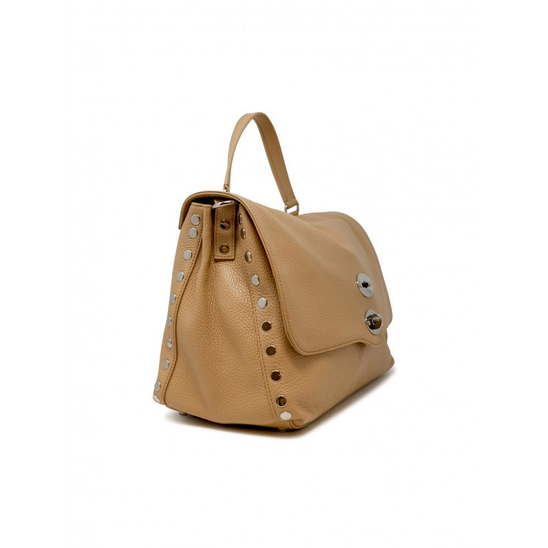 ZANELLATO Postman Daily Giorno M Leather Handbag 35.5x24x17 cm