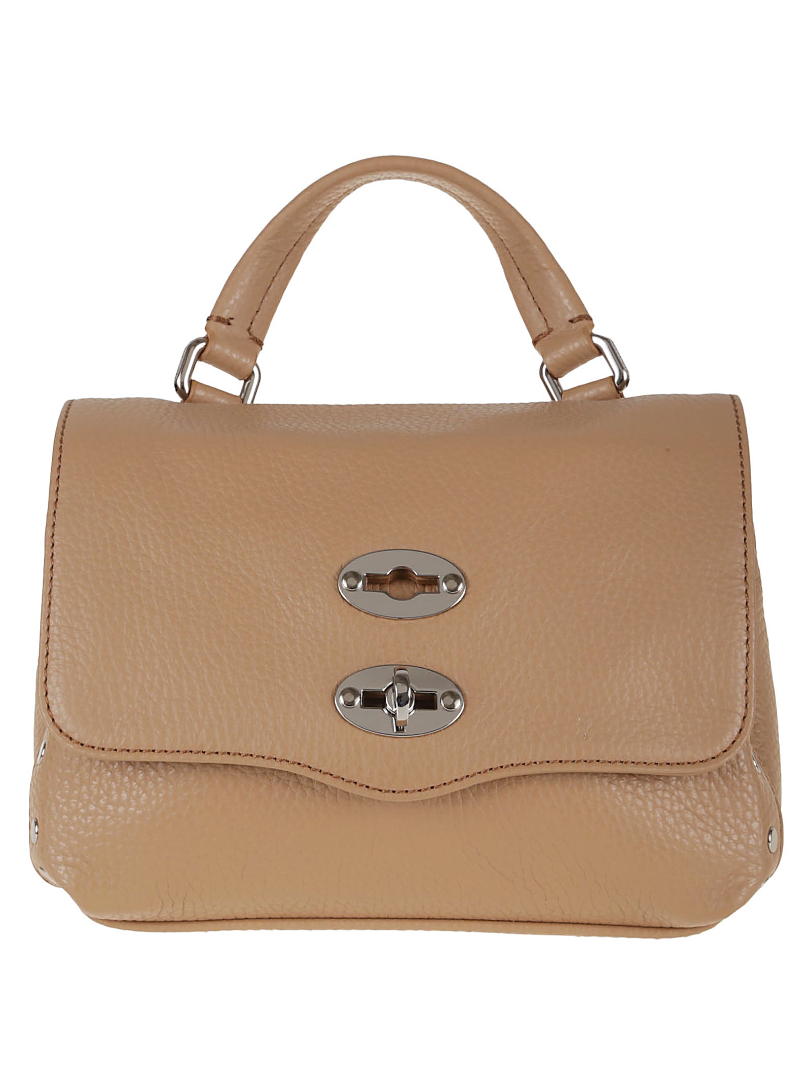 ZANELLATO Stylish Mini Shoulder Handbag with Double Twist Lock