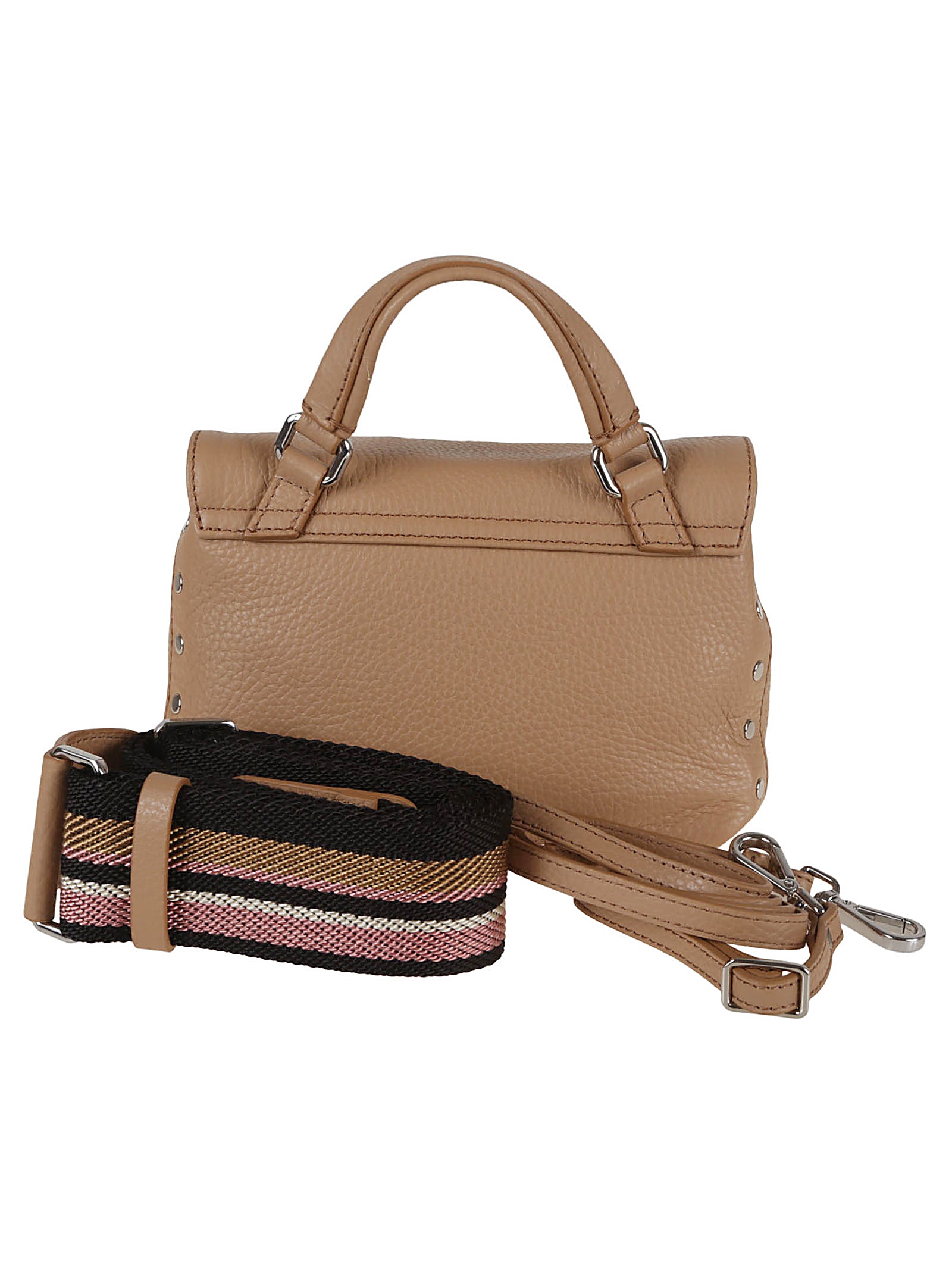 ZANELLATO Stylish Mini Shoulder Handbag with Double Twist Lock