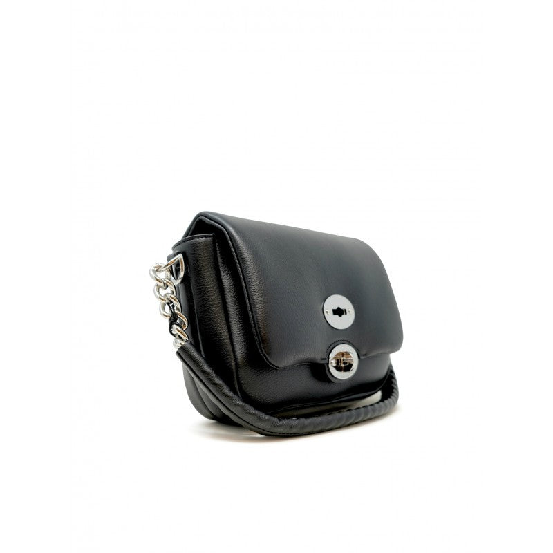 ZANELLATO Mini Postman Ella Piuma Chain Leather Handbag