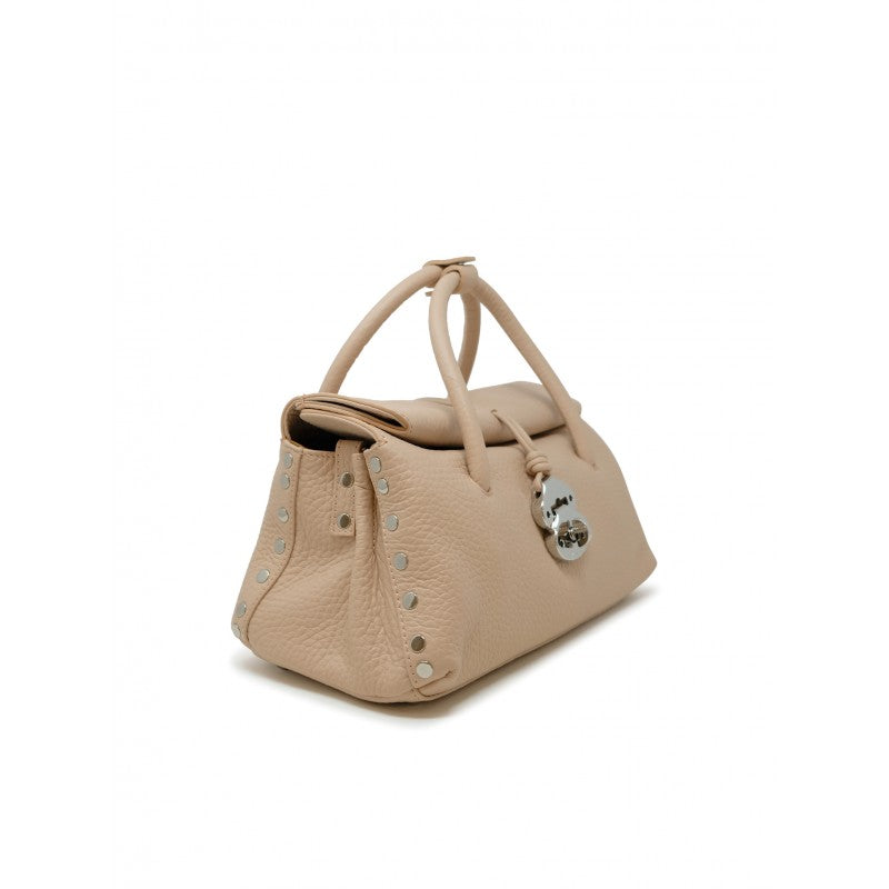 ZANELLATO Leather Handbag with Dotted Detail