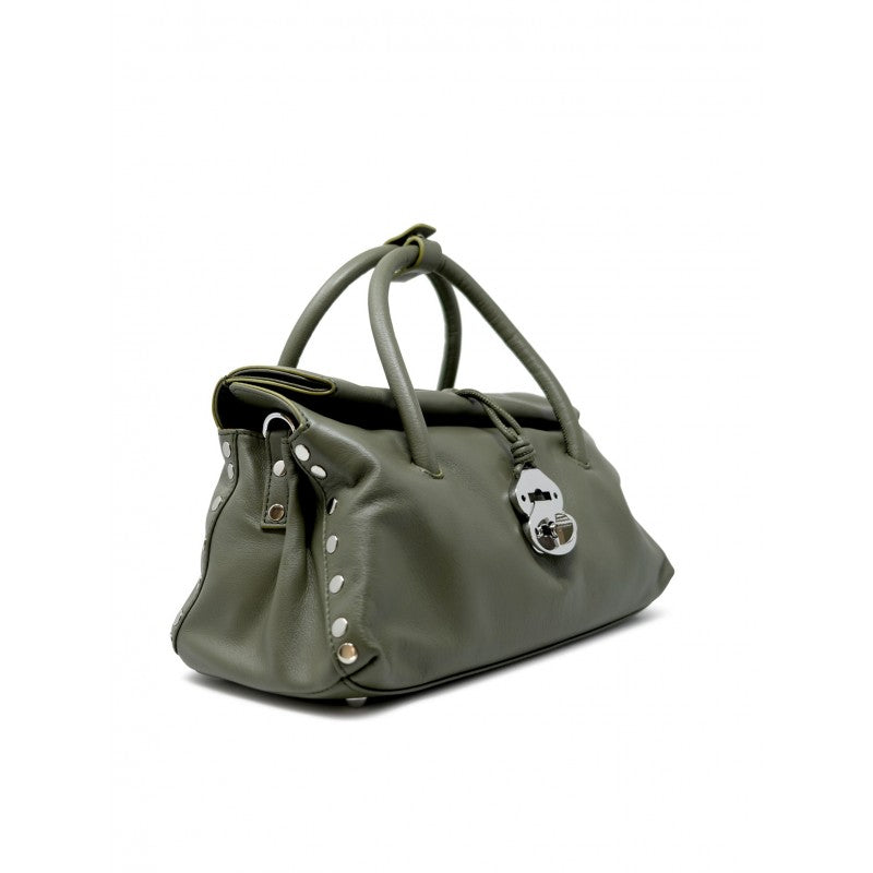 ZANELLATO Elegant Mini Leather Dotte Saeta S Handbag - 32x19x13 cm