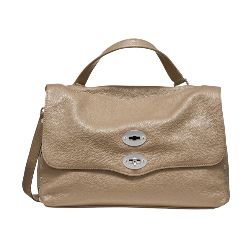 ZANELLATO Mini Handbag with Double Turn-Lock Closure