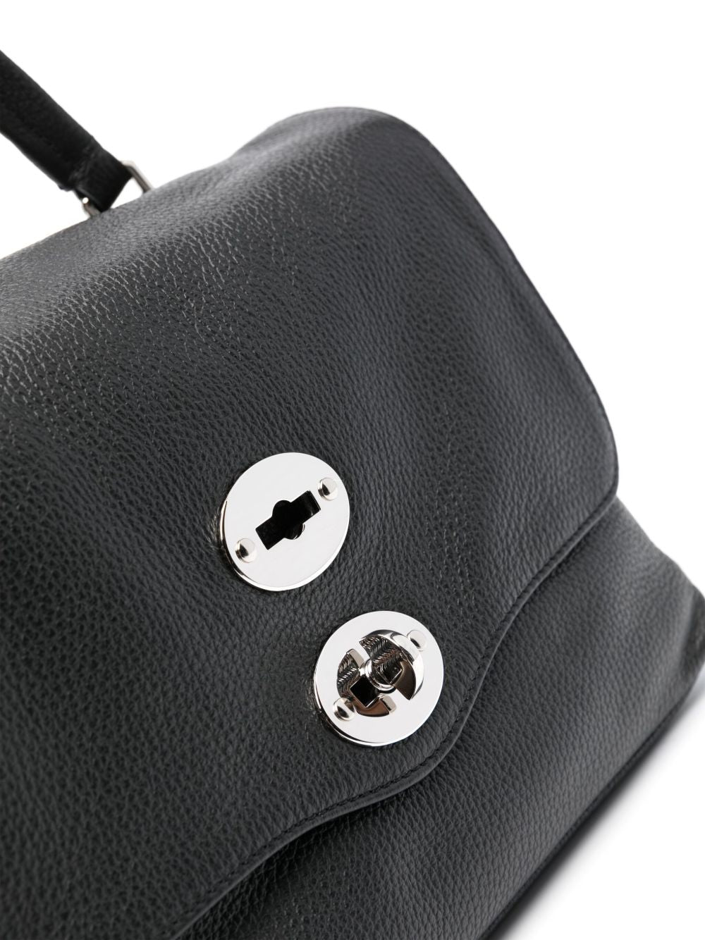 ZANELLATO Mini Hammered Leather Postman Daily Tote Handbag