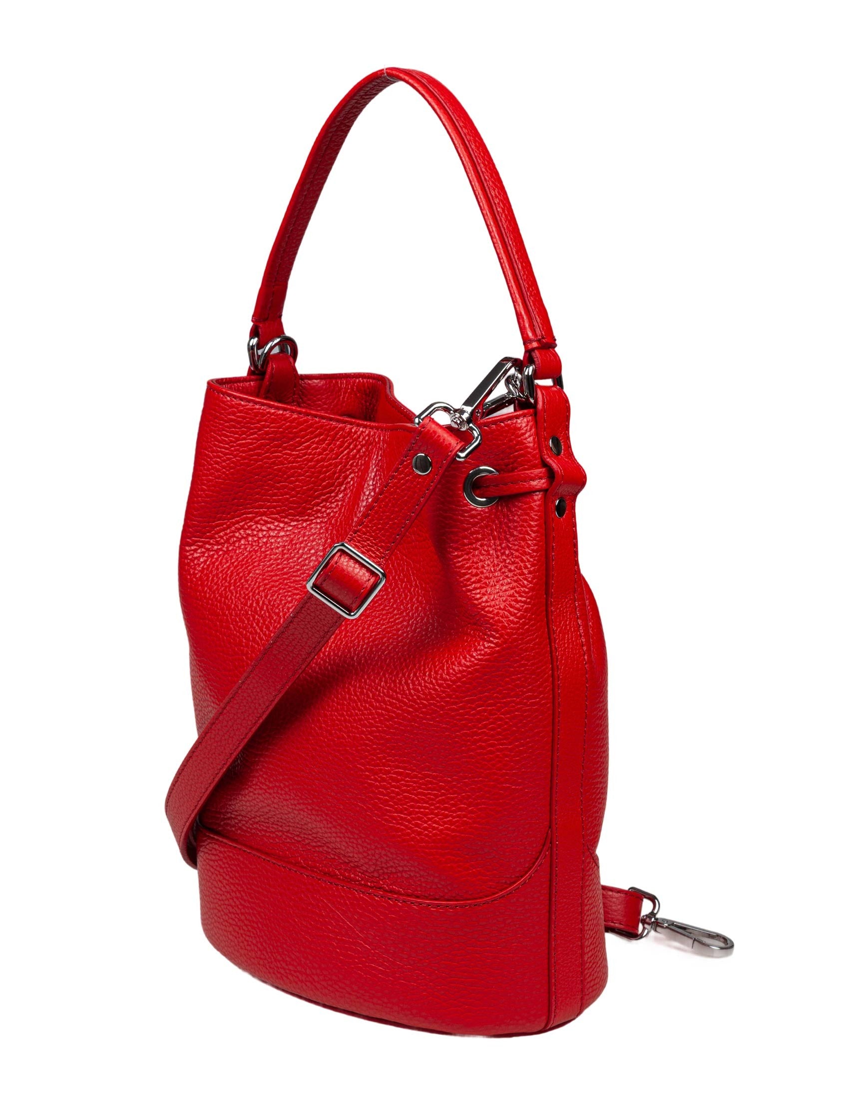 ZANELLATO Leather Bucket Handbag 23cm x 28cm x 14cm