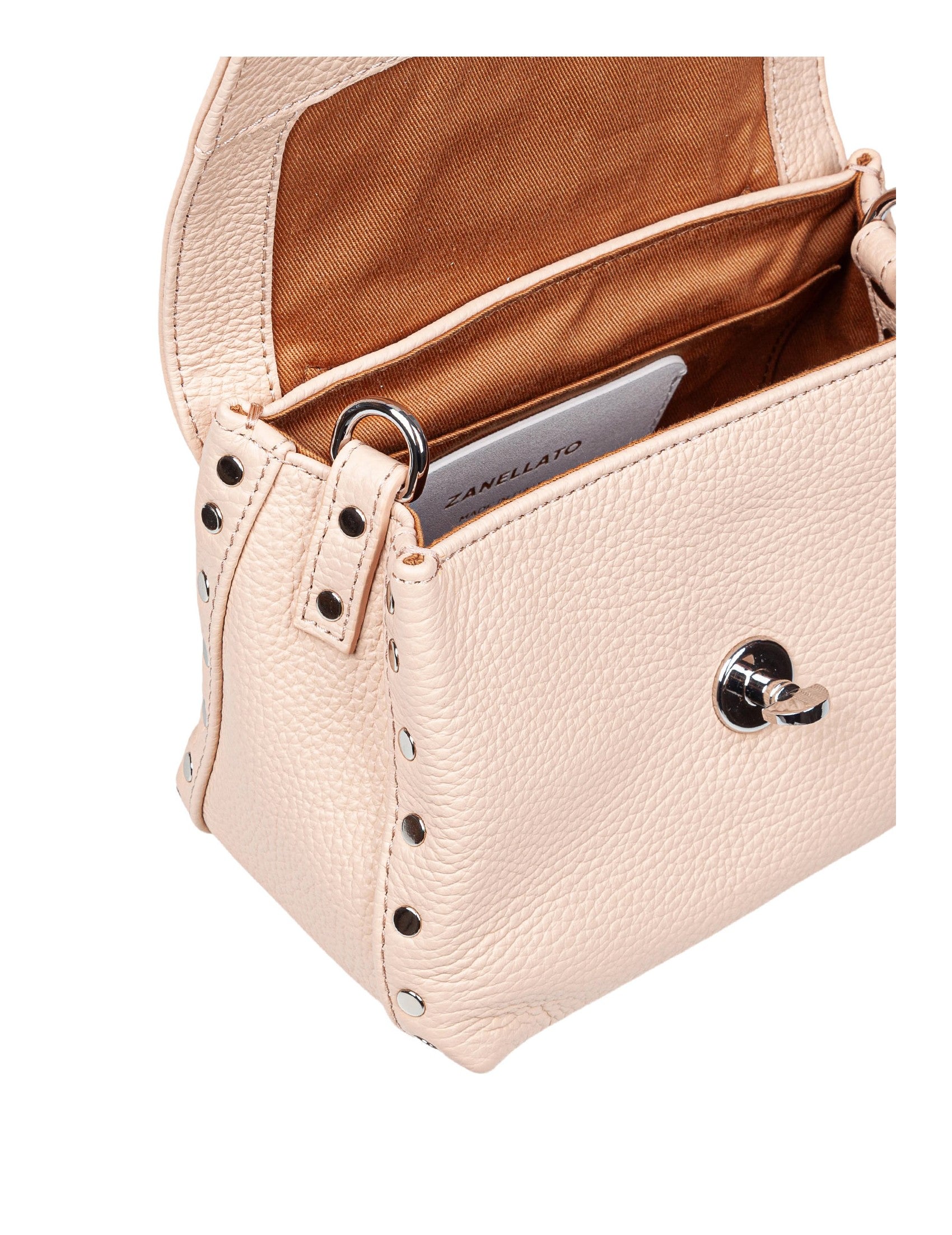 ZANELLATO Mini Postman Daily Handbag - Soft Leather in Pink