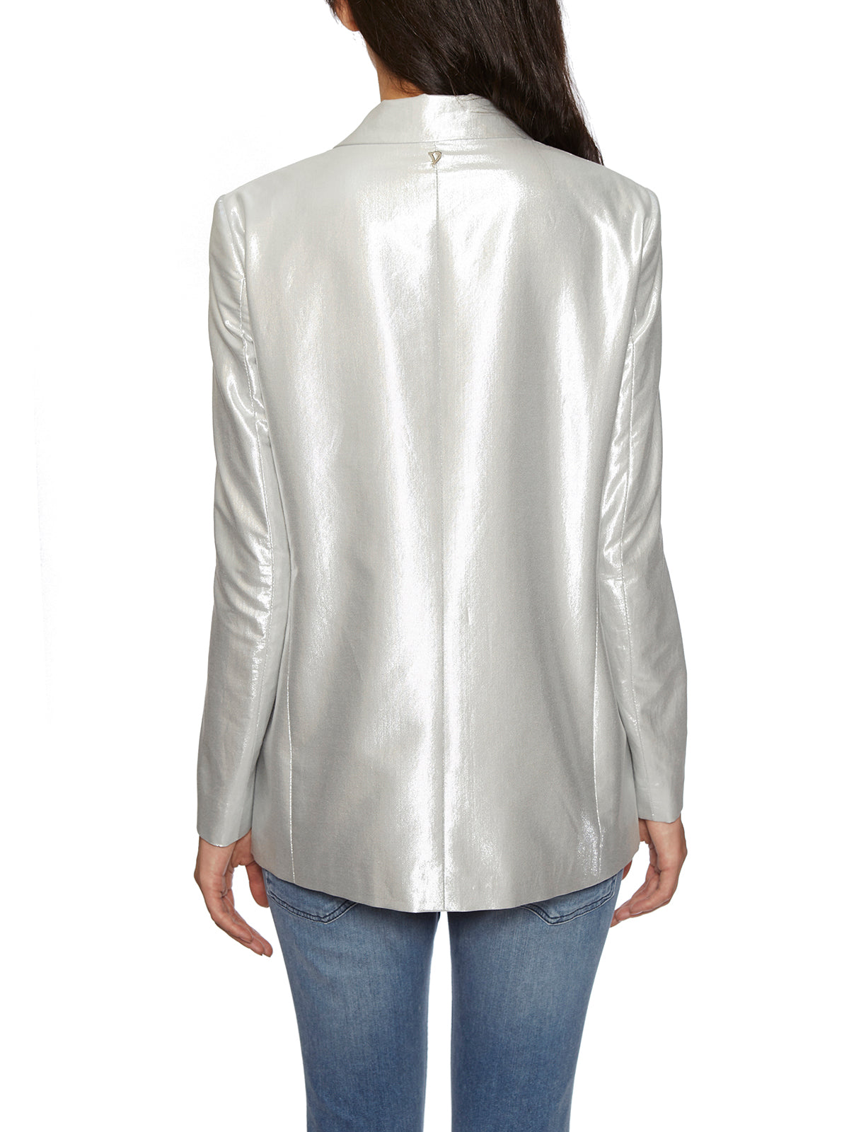 DONDUP Mini Laminated Blazer Jacket - Size 42