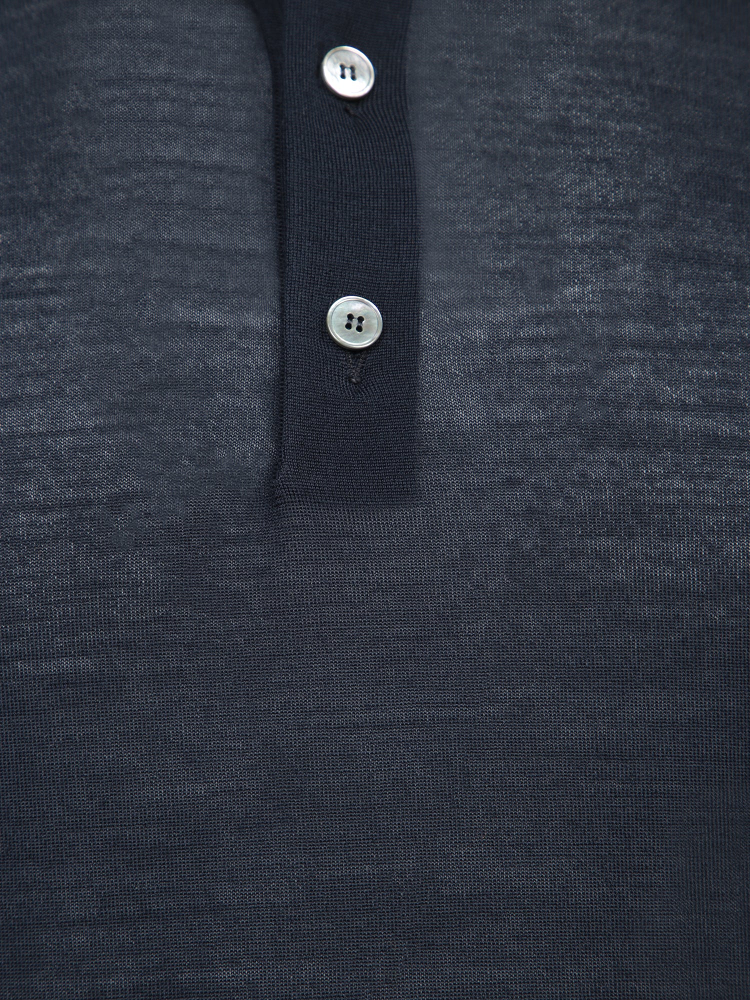 ZEGNA Men's Long Sleeve Polo T-Shirt