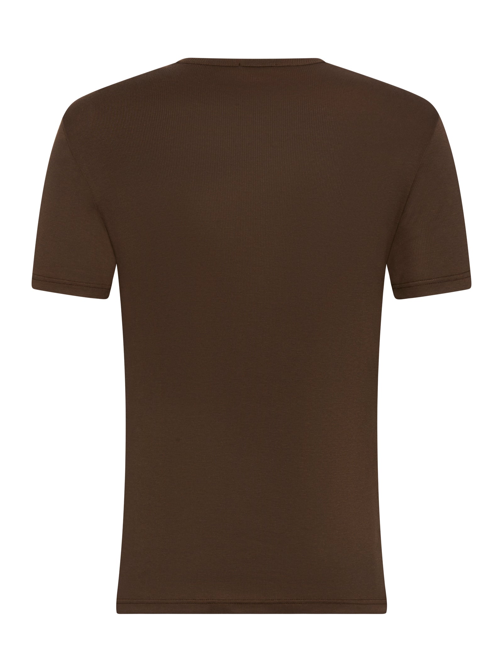 ZEGNA Regular Fit Ribbed Crewneck T-Shirt for Men