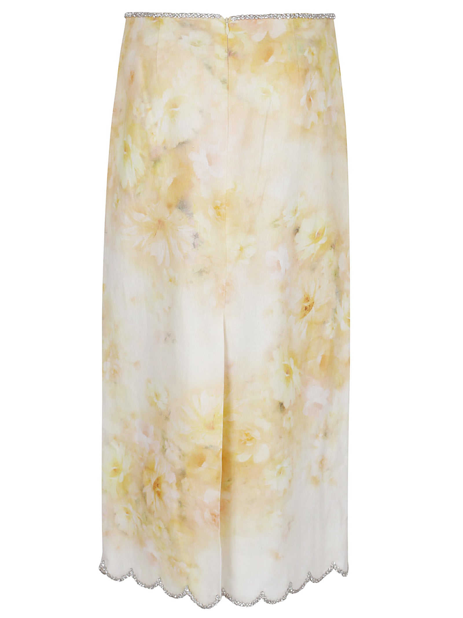 ZIMMERMANN Elegant 100% Linen Mini Skirt