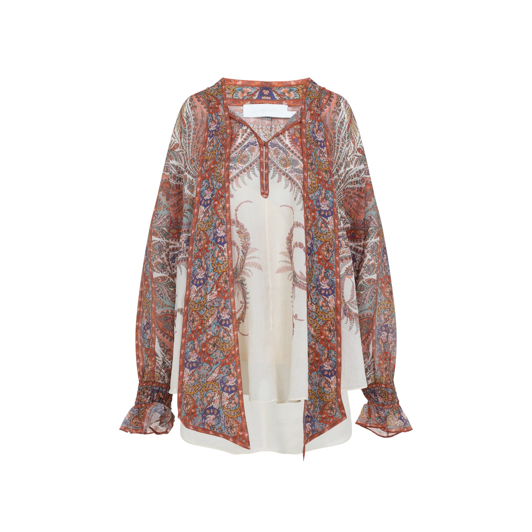 ZIMMERMANN Chic Lightweight Layering Shirt for Women - FW25
