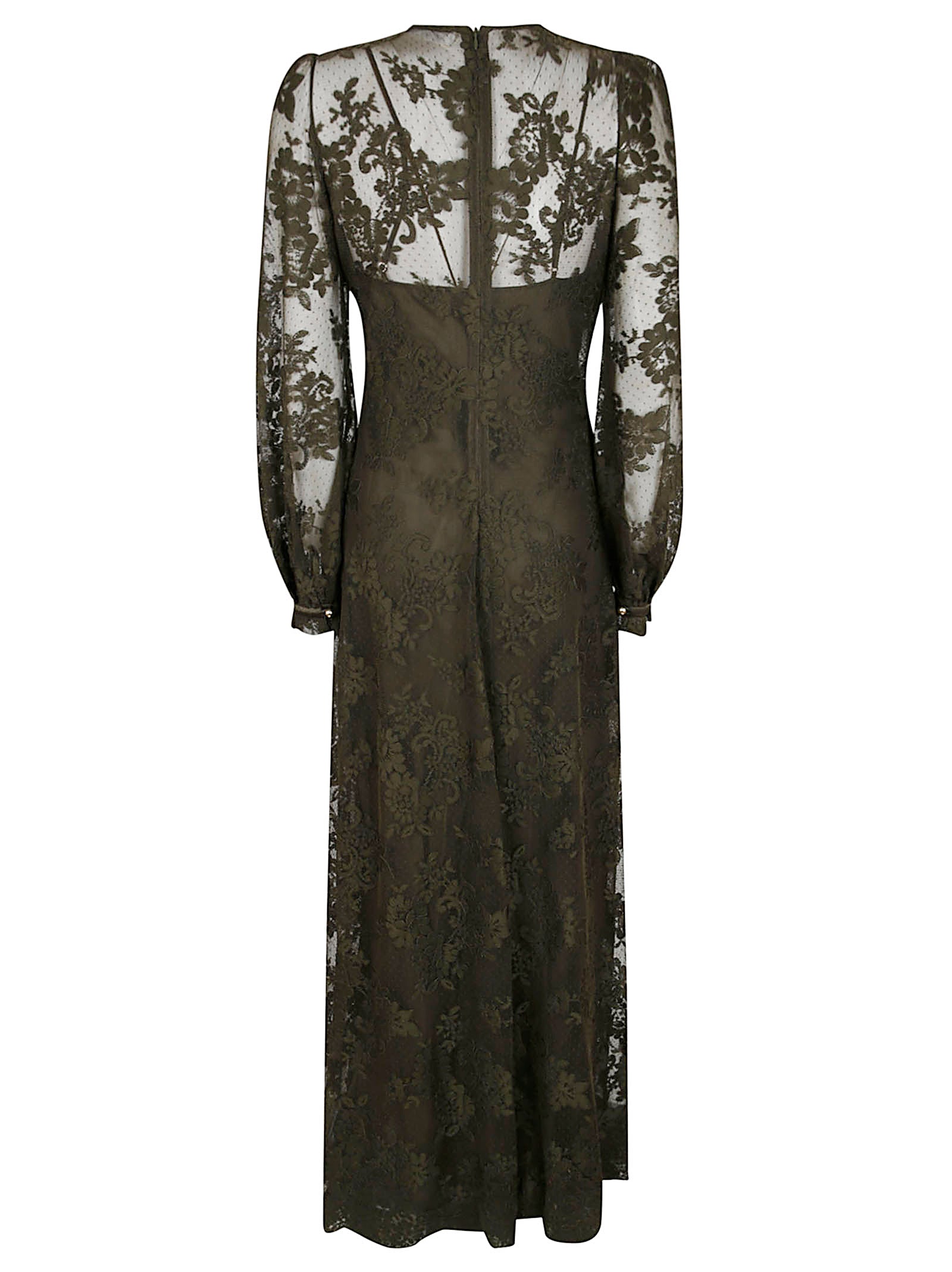 ZIMMERMANN Memento Lace Dress with Puff Sleeves