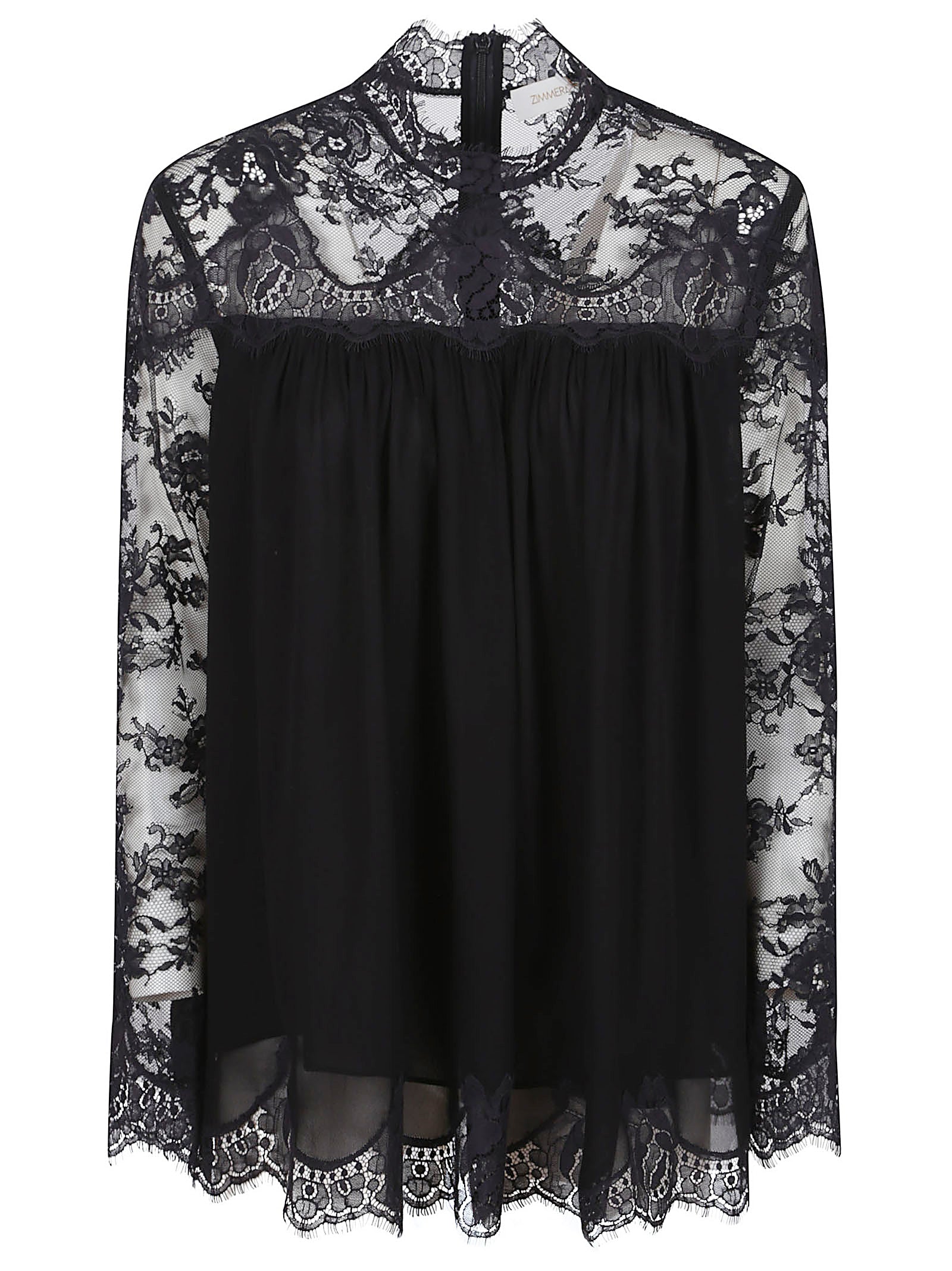 ZIMMERMANN Hypnotic Lace Yoke Top - Regular Fit