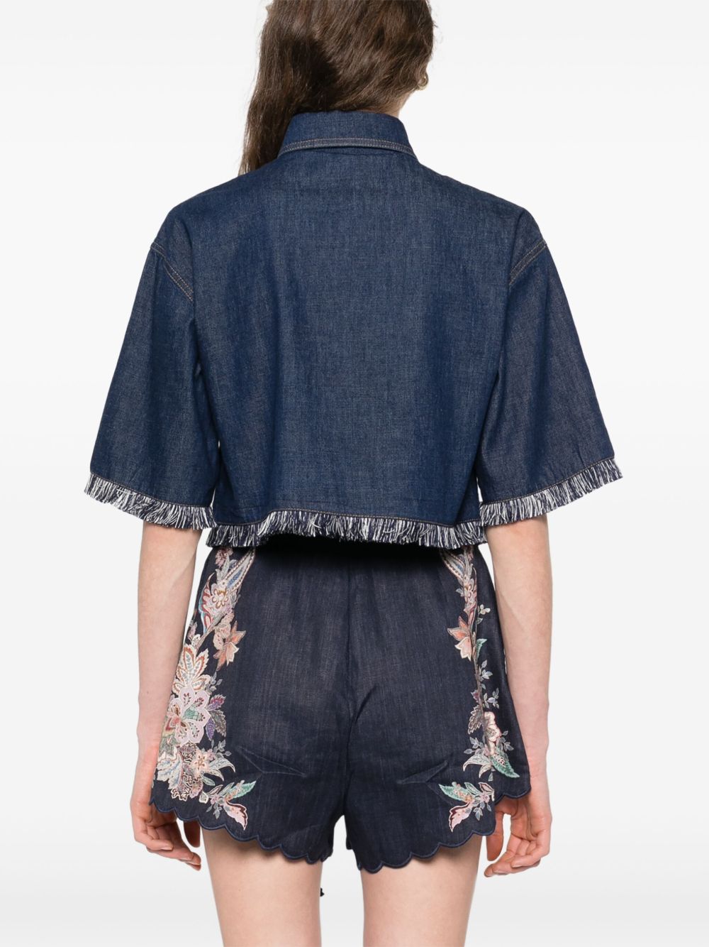 ZIMMERMANN Classic Indigo Denim Shirt for Women