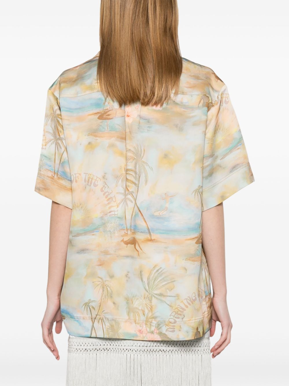 ZIMMERMANN Multicolour Women's Lightweight Shirt for Spring Summer 25