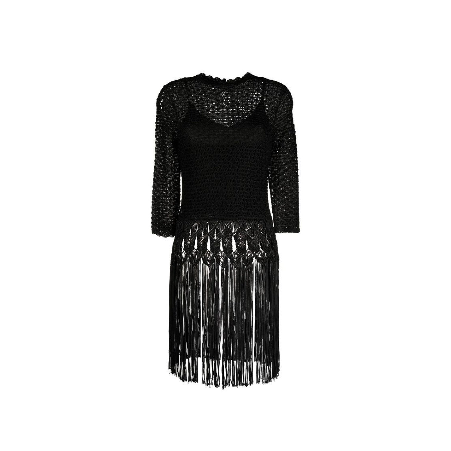 ZIMMERMANN Chic Knit Sweater with Fringe Finish for Women