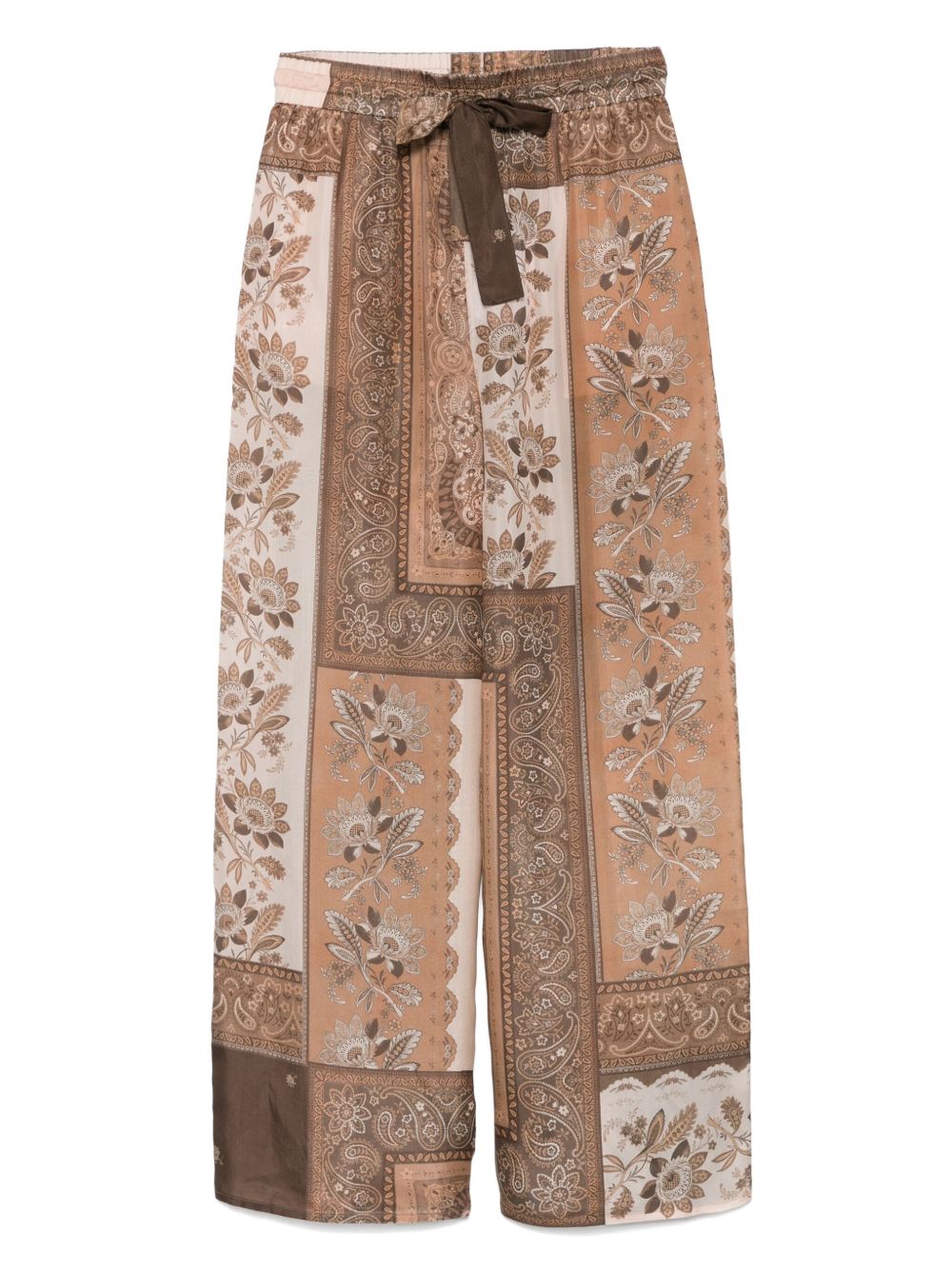 ZIMMERMANN Silk Trousers with Bandana Print for Women
