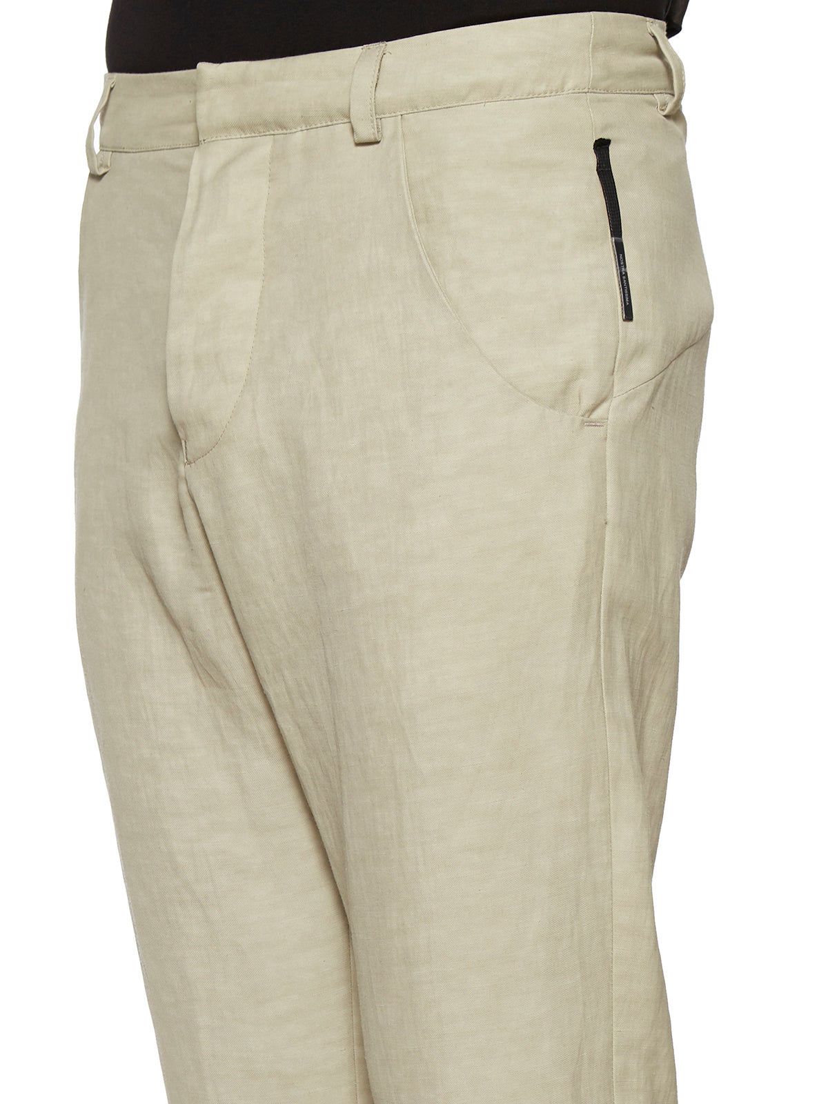 NOSTRASANTISSIMA Stylish Linen Trousers Size 48 for Men