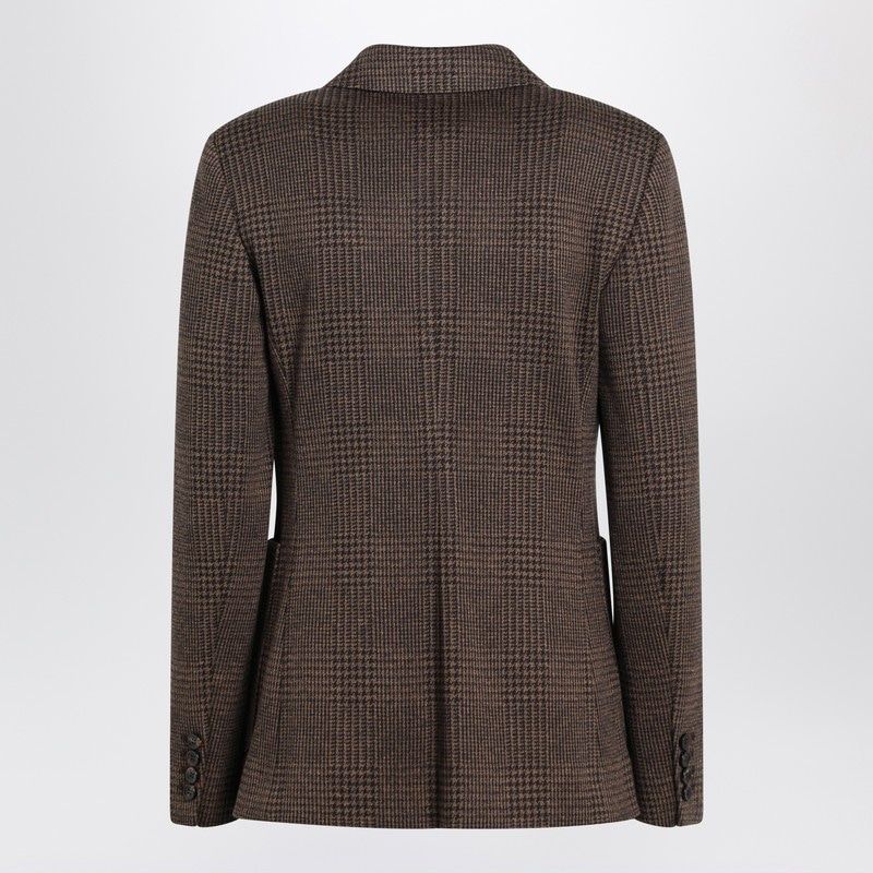 MAX MARA Double-Breasted Prince of Wales Jacket - Women's