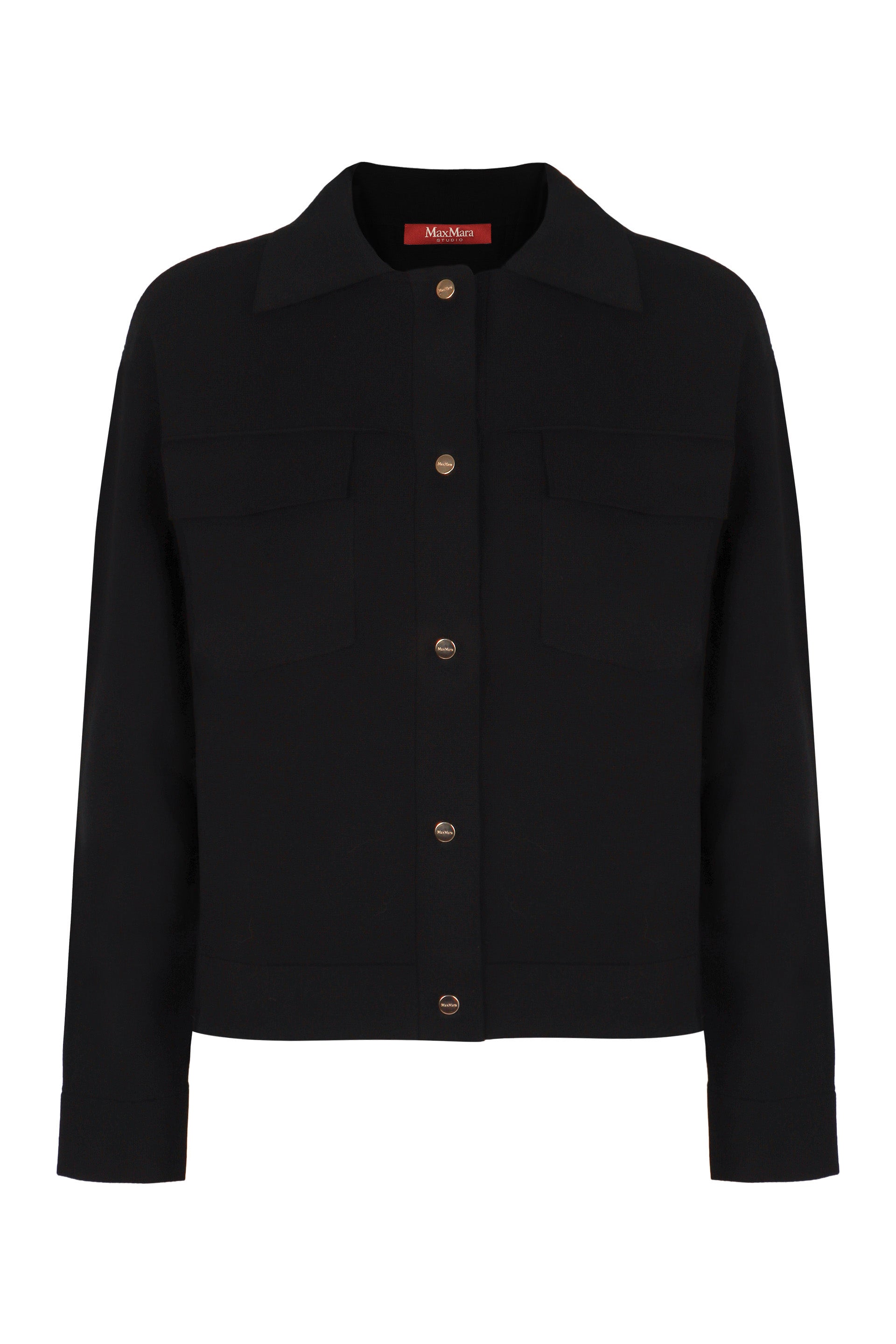 MAX MARA STUDIO Cropped Viscose Jacket